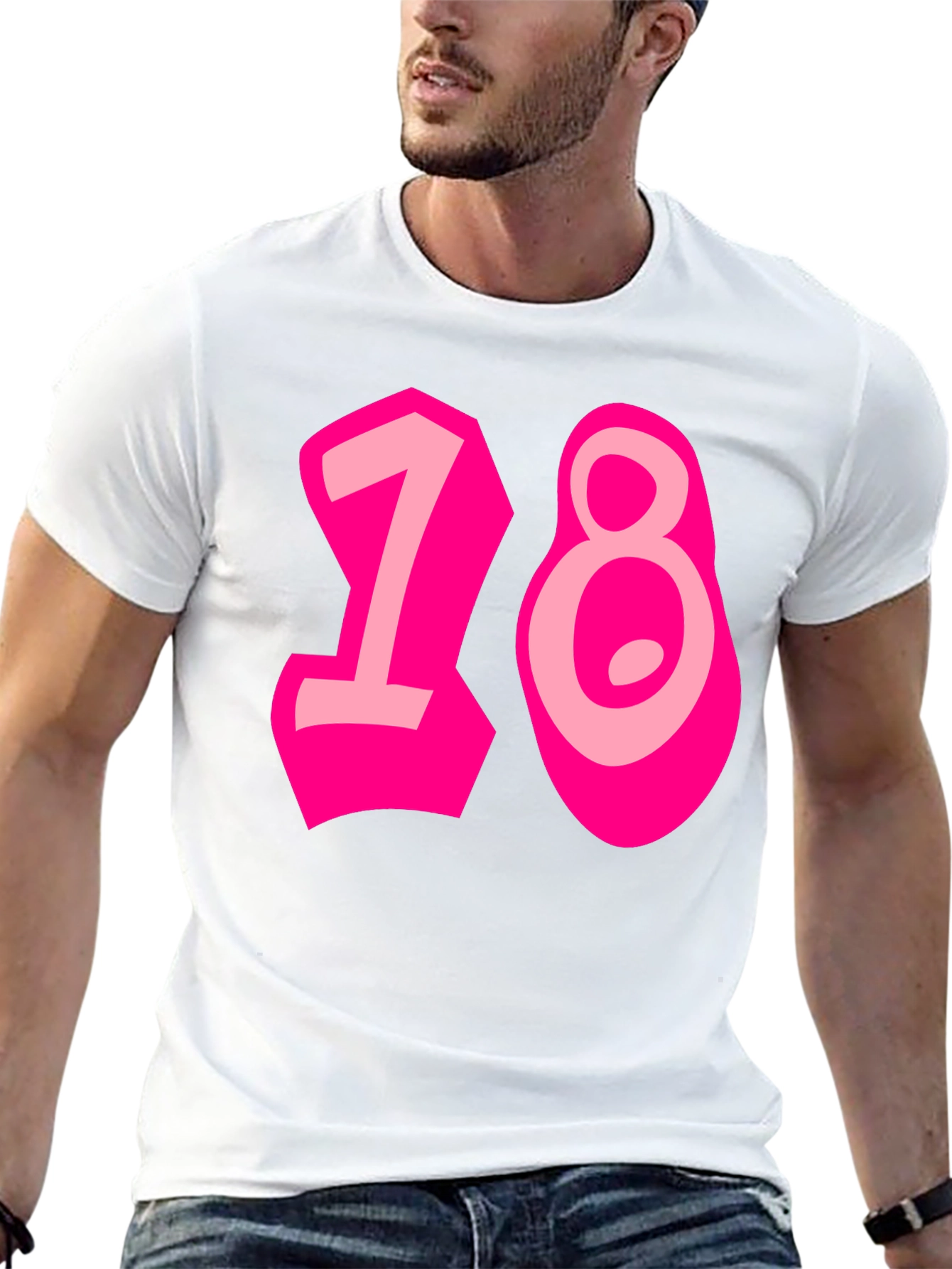 Black Funky 18th Birthday Graphic Tee view 13
