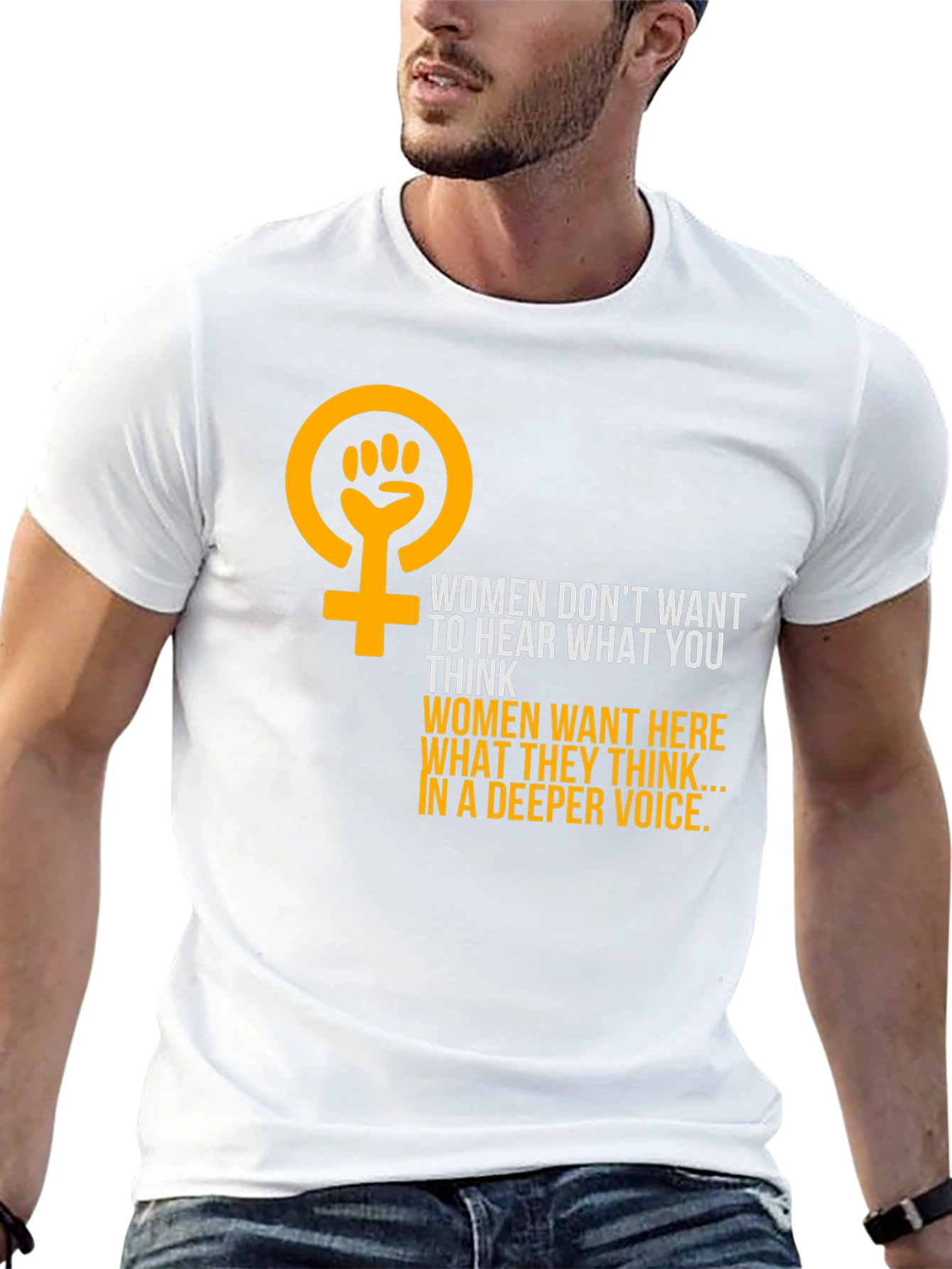 Black Feminist Empowerment Graphic Tee - Hear Women's Voices view 13