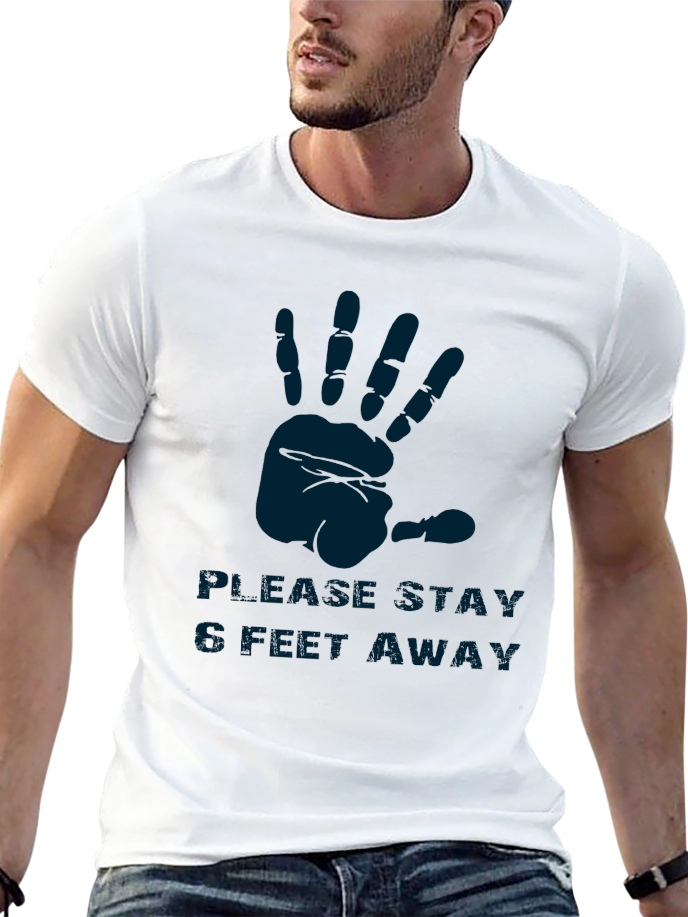 Social Distancing Tee - Stay 6 Feet Away - 13