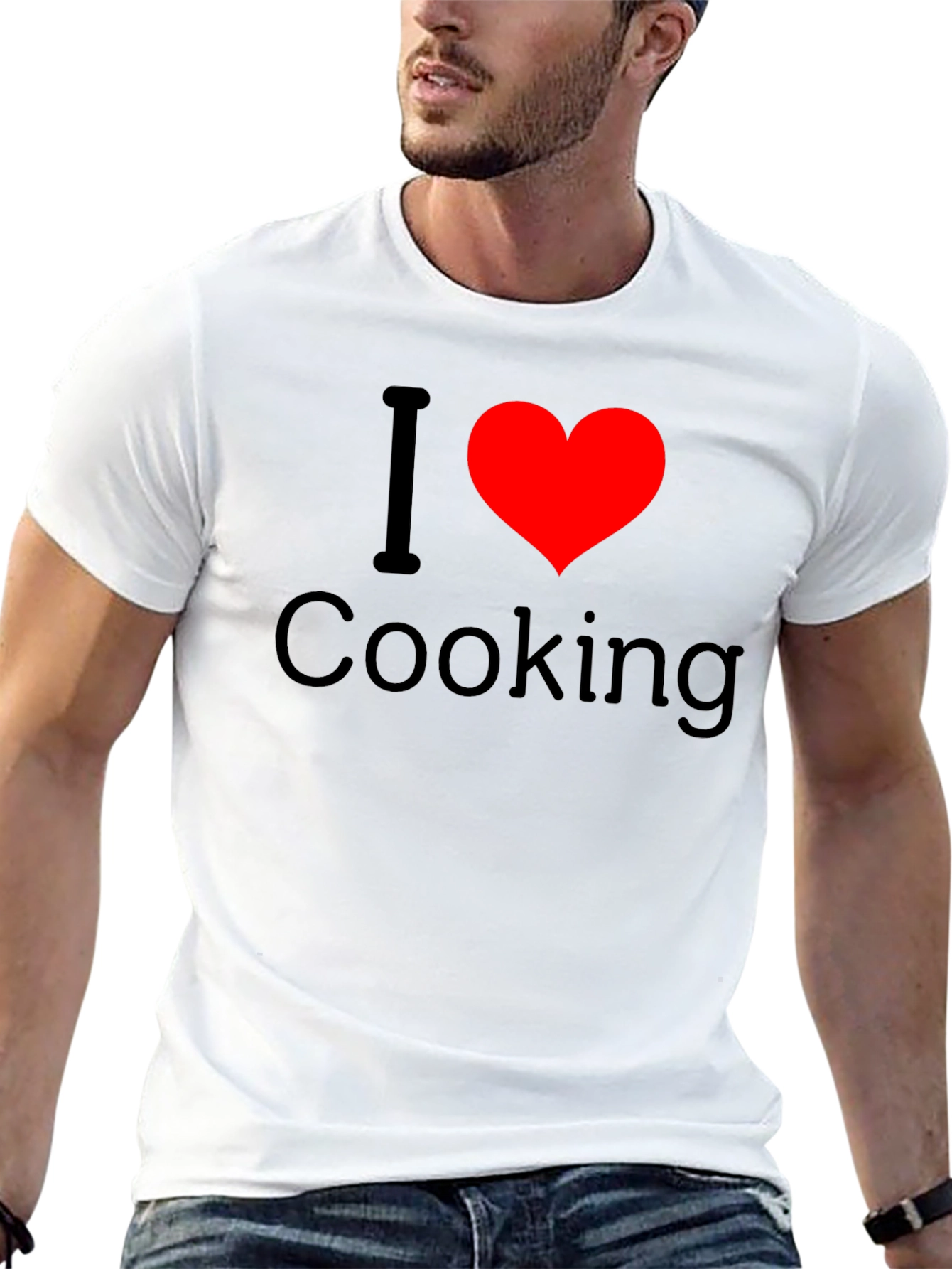 Black I Love Cooking T-Shirt view 13