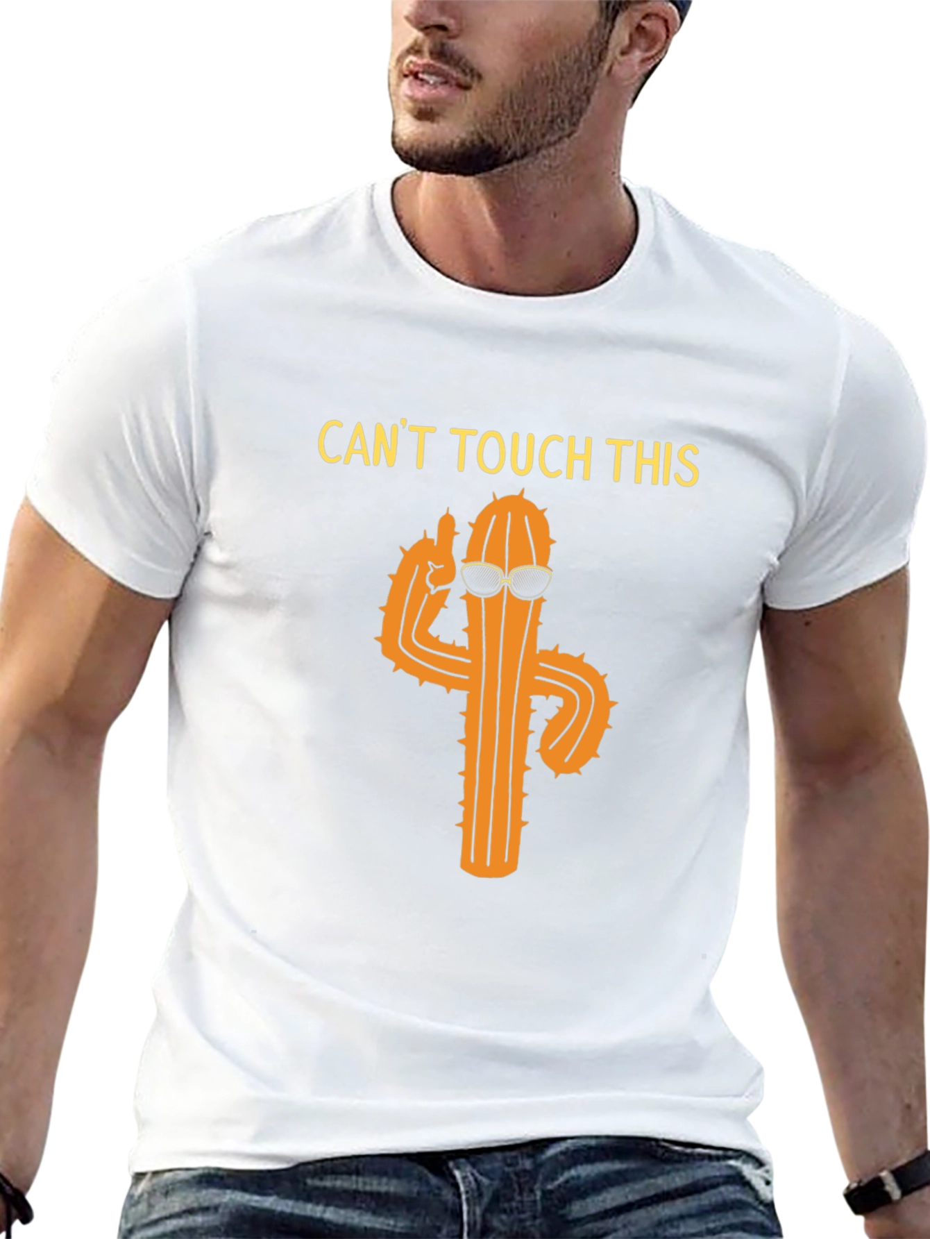 Black Cool Cactus Graphic Tee - Can't Touch This! view 13