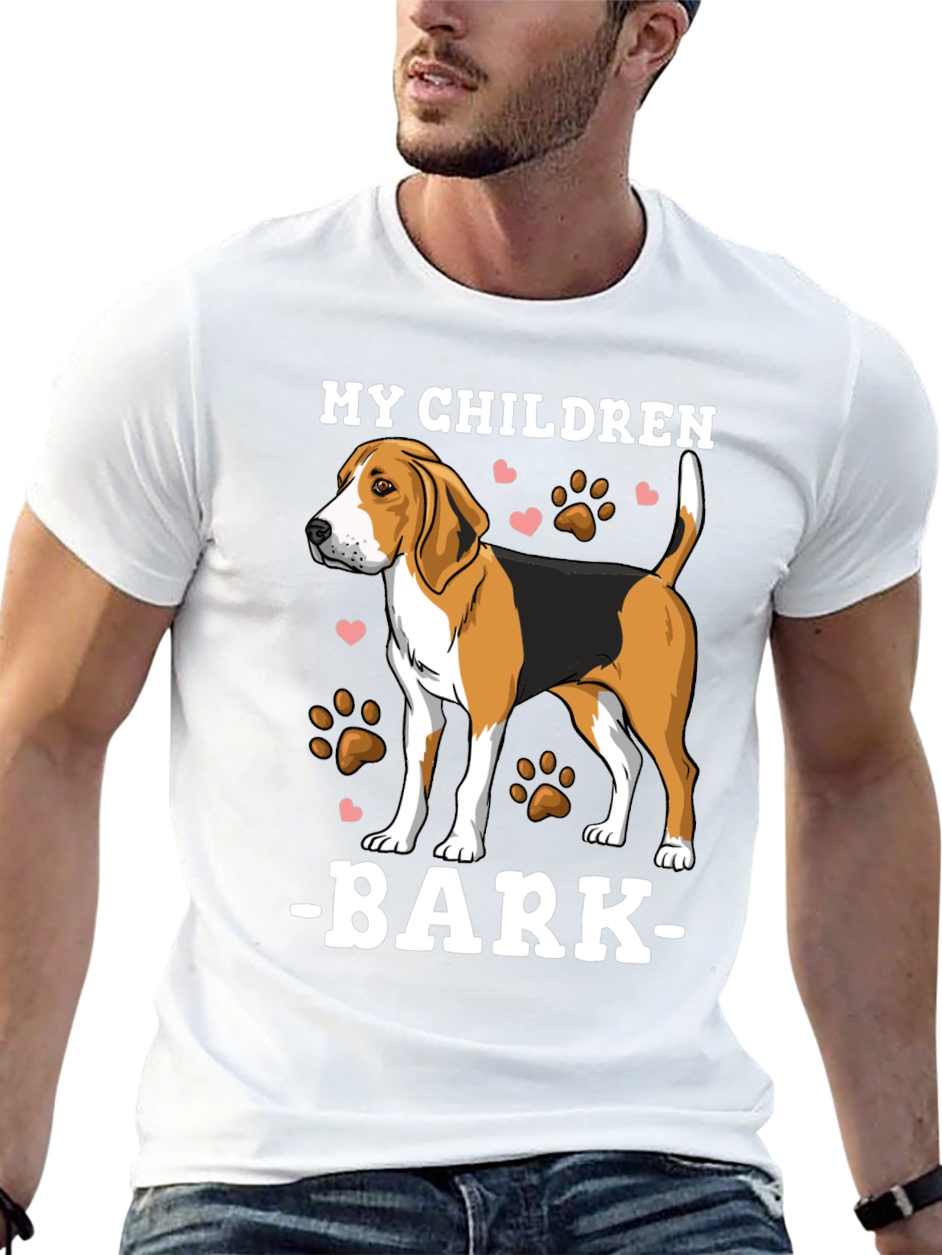 Black My Children Bark T-Shirt | Dog Lover Tee view 13
