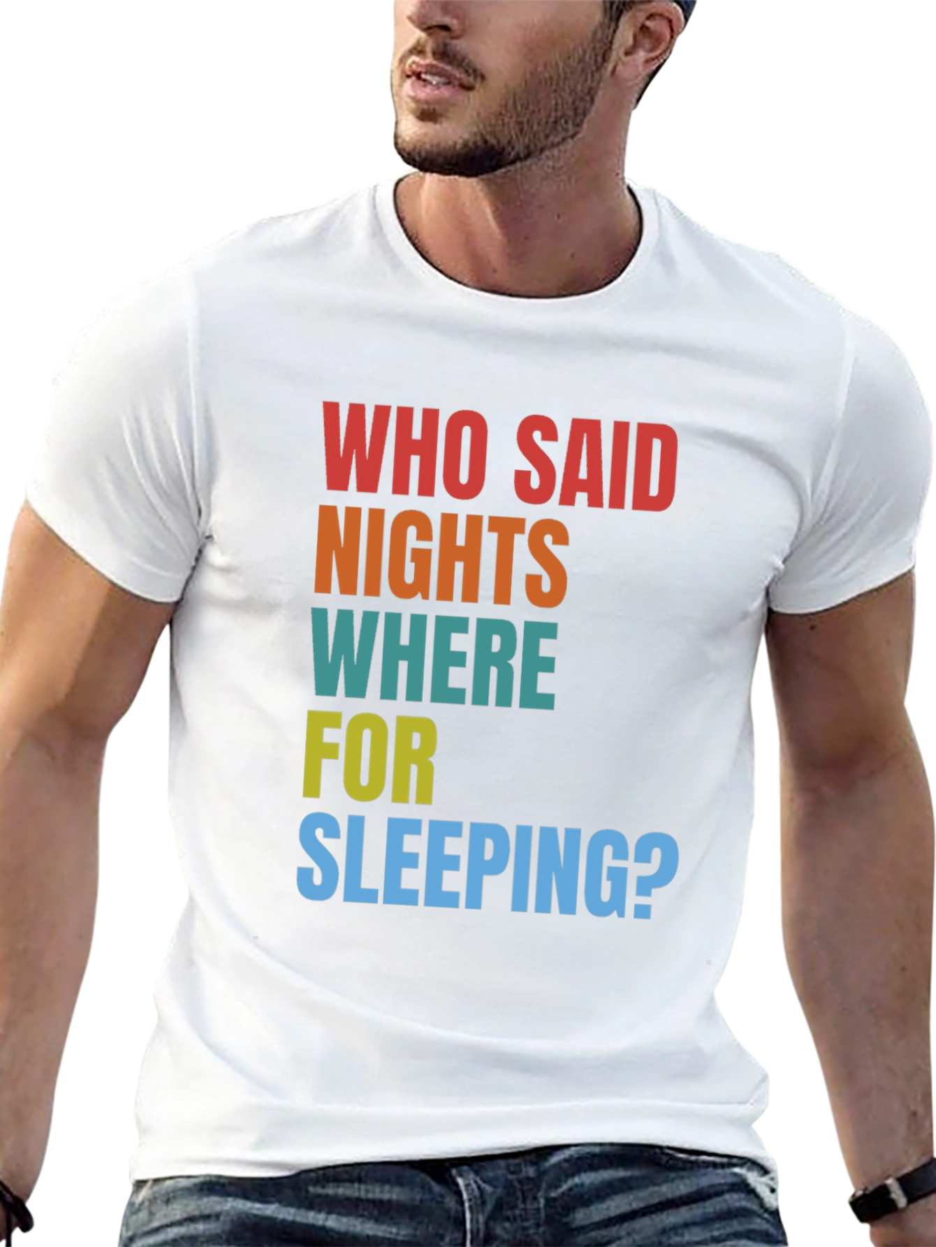 Black Night Owl Tee: Who Said Nights Were for Sleeping? view 13