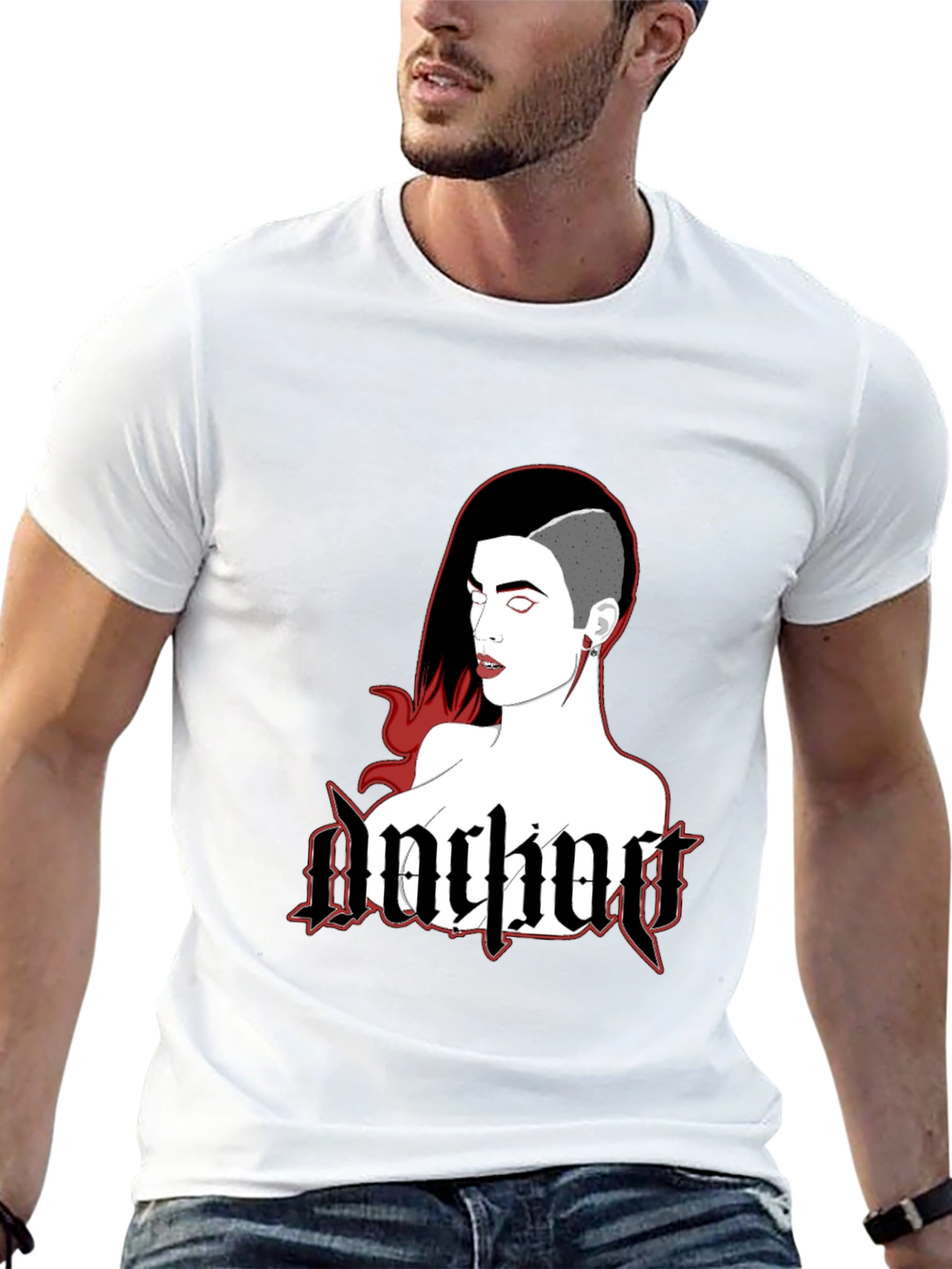 Black Anchor Woman Graphic T-Shirt view 13