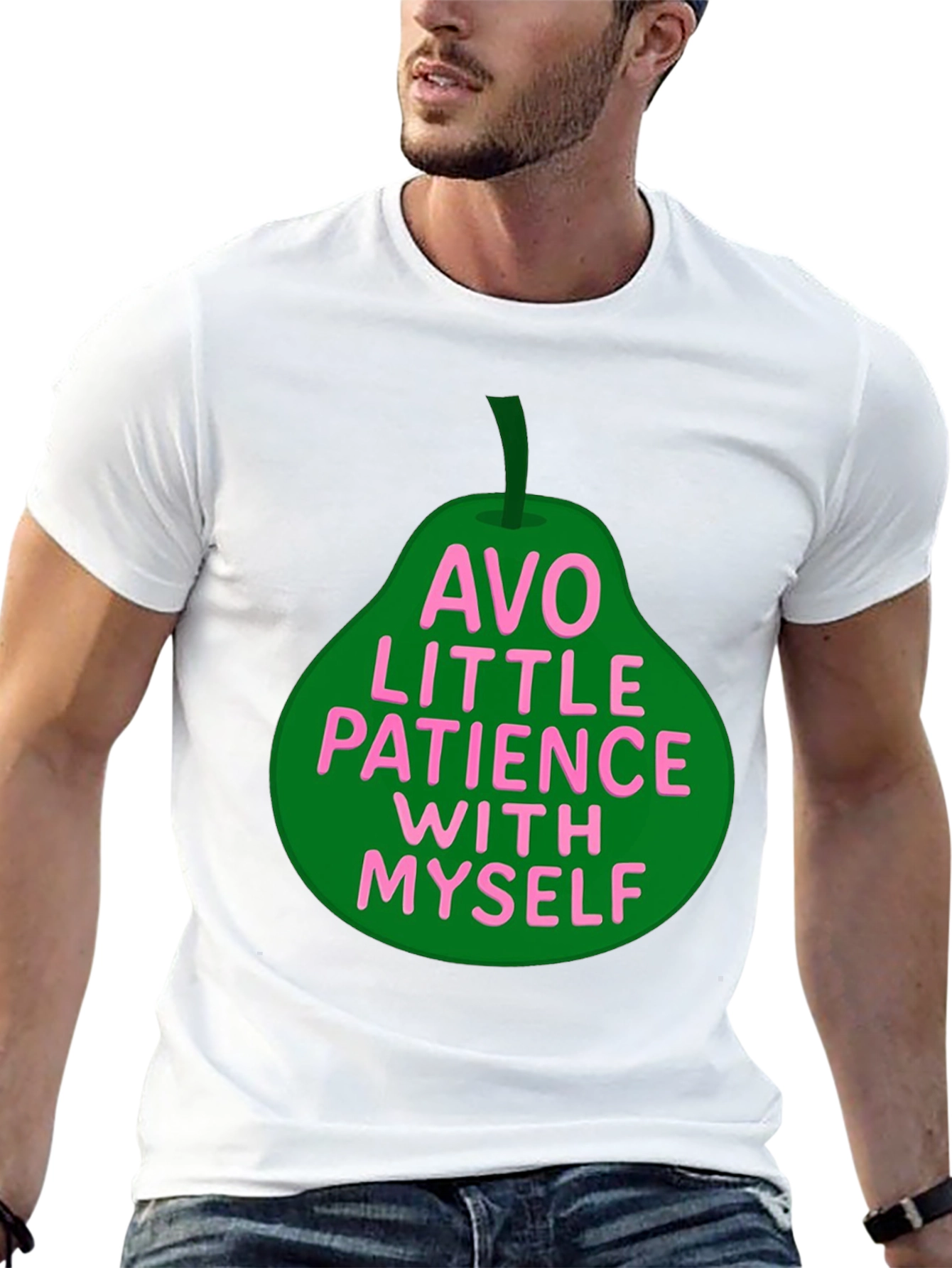 Black Avo Little Patience T-Shirt view 13