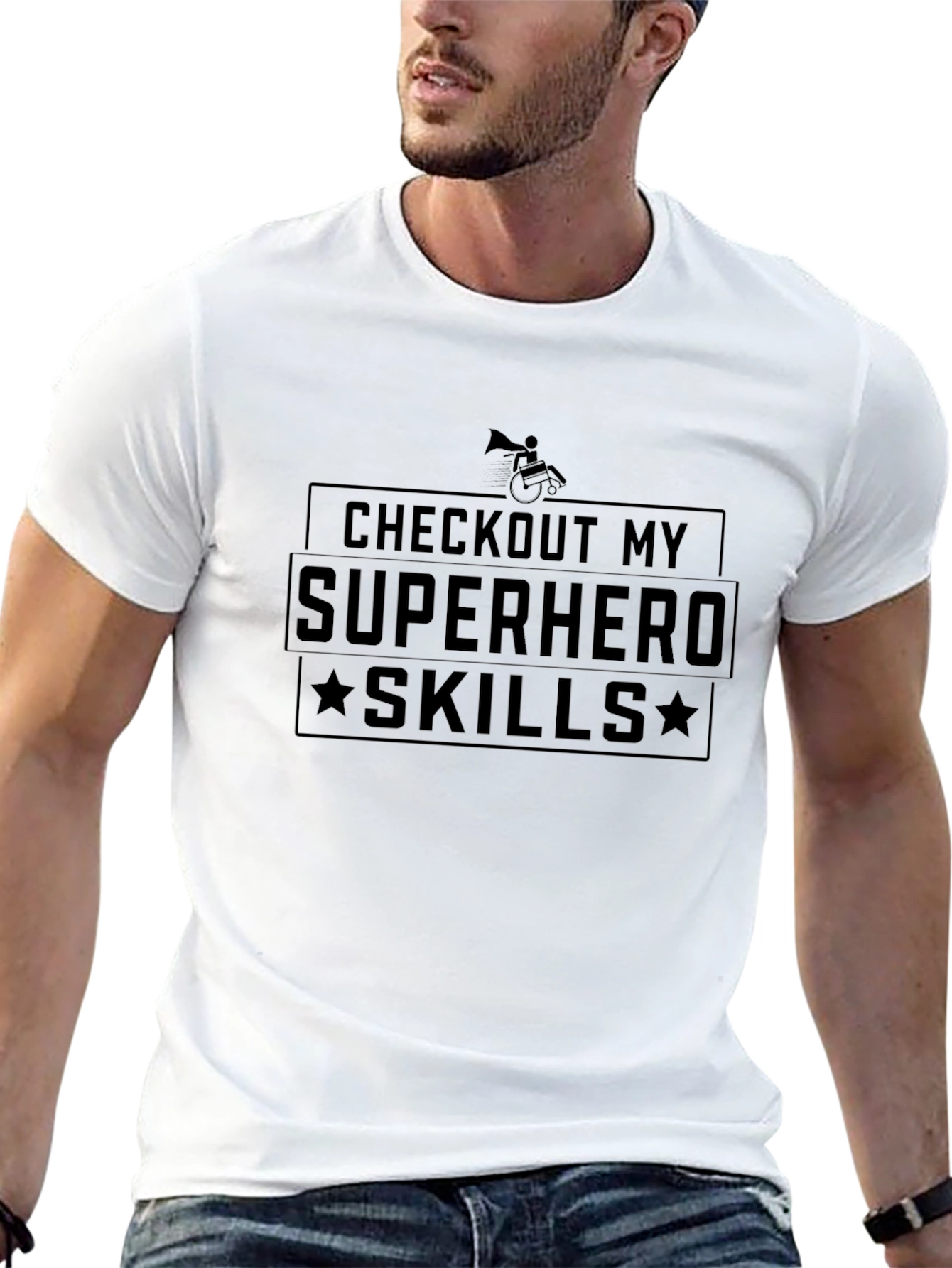 Superhero Skills Graphic Tee - Black - 13