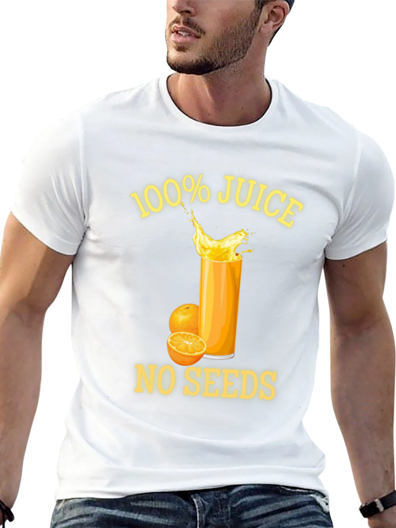 Black 100% Juice No Seeds Graphic Tee view 13