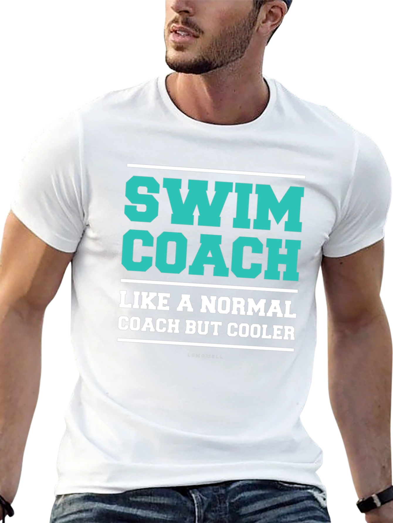 Black Swim Coach Graphic Tee - Cool & Comfortable view 13