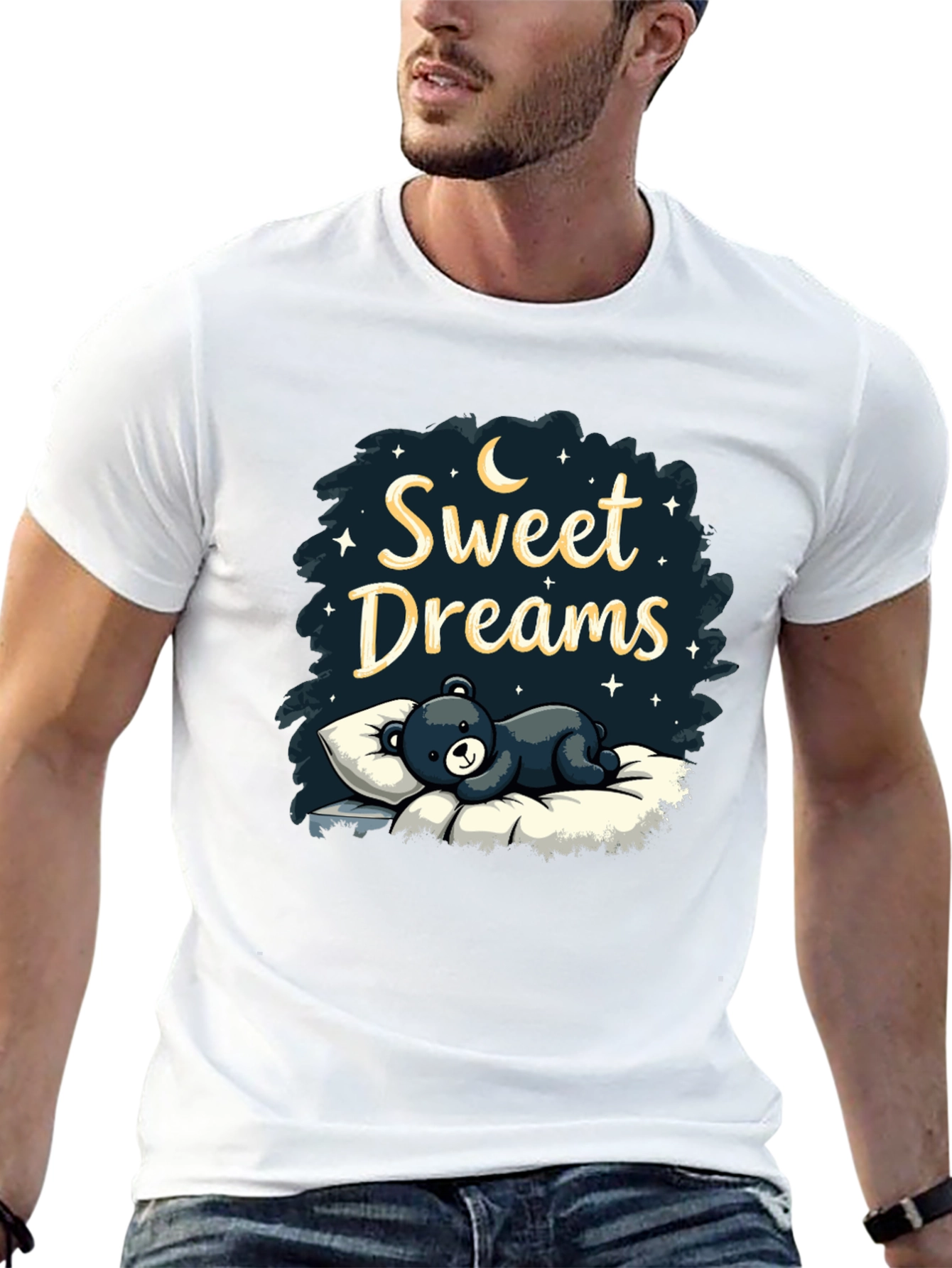 Black Sweet Dreams Bear T-Shirt view 13