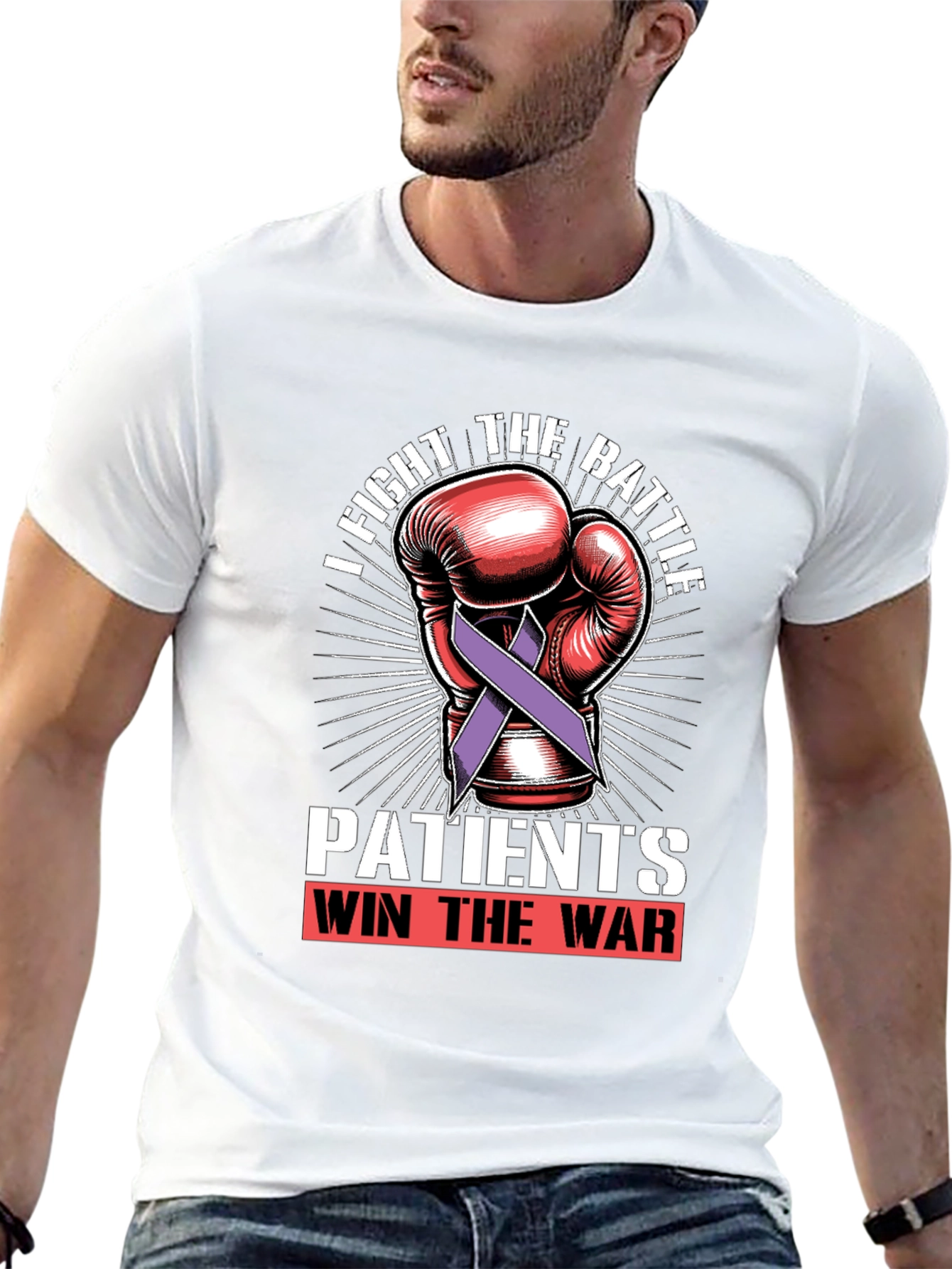 Fight the Battle Patients Win the War T-Shirt - 13