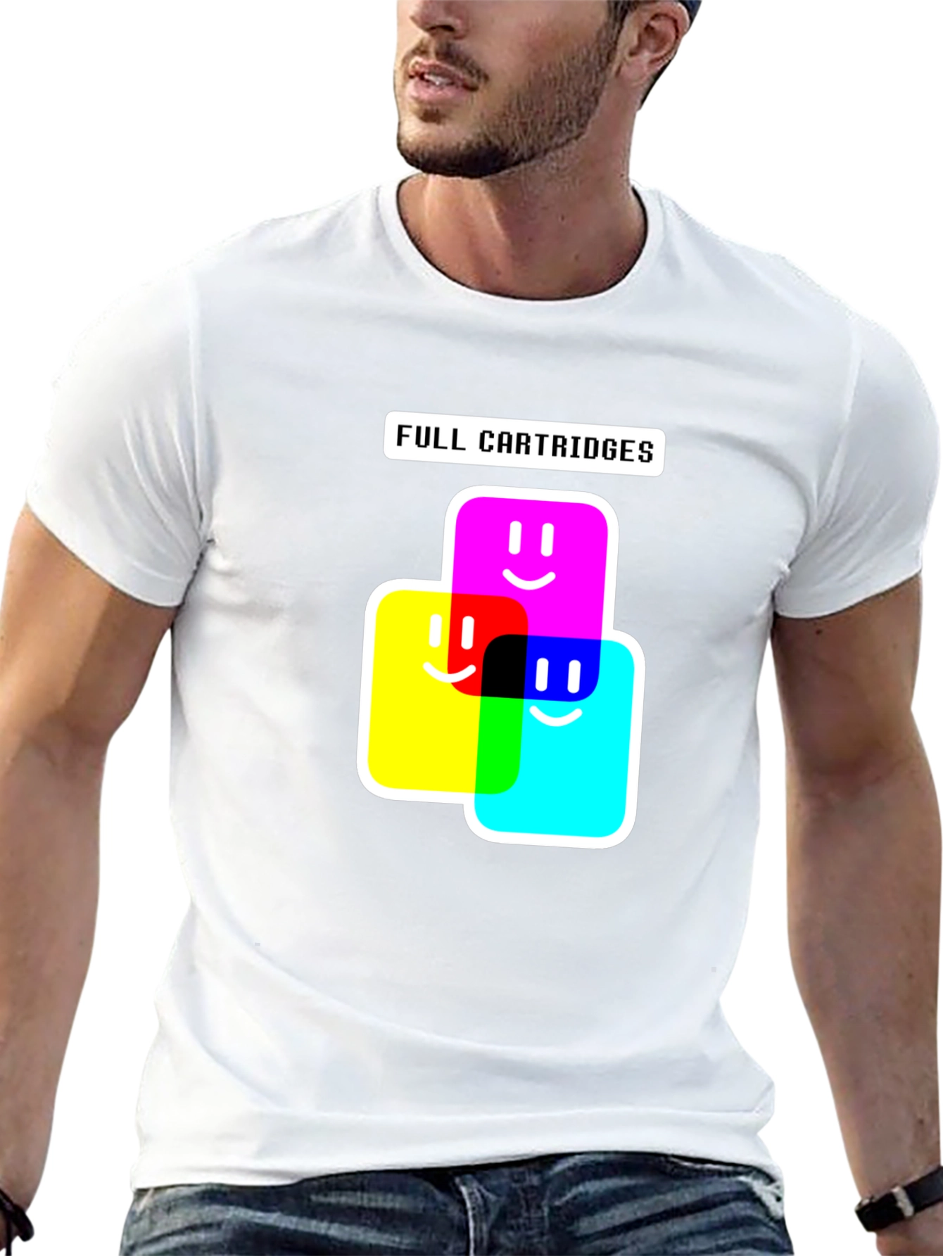 Black Full Cartridges Graphic T-Shirt view 13