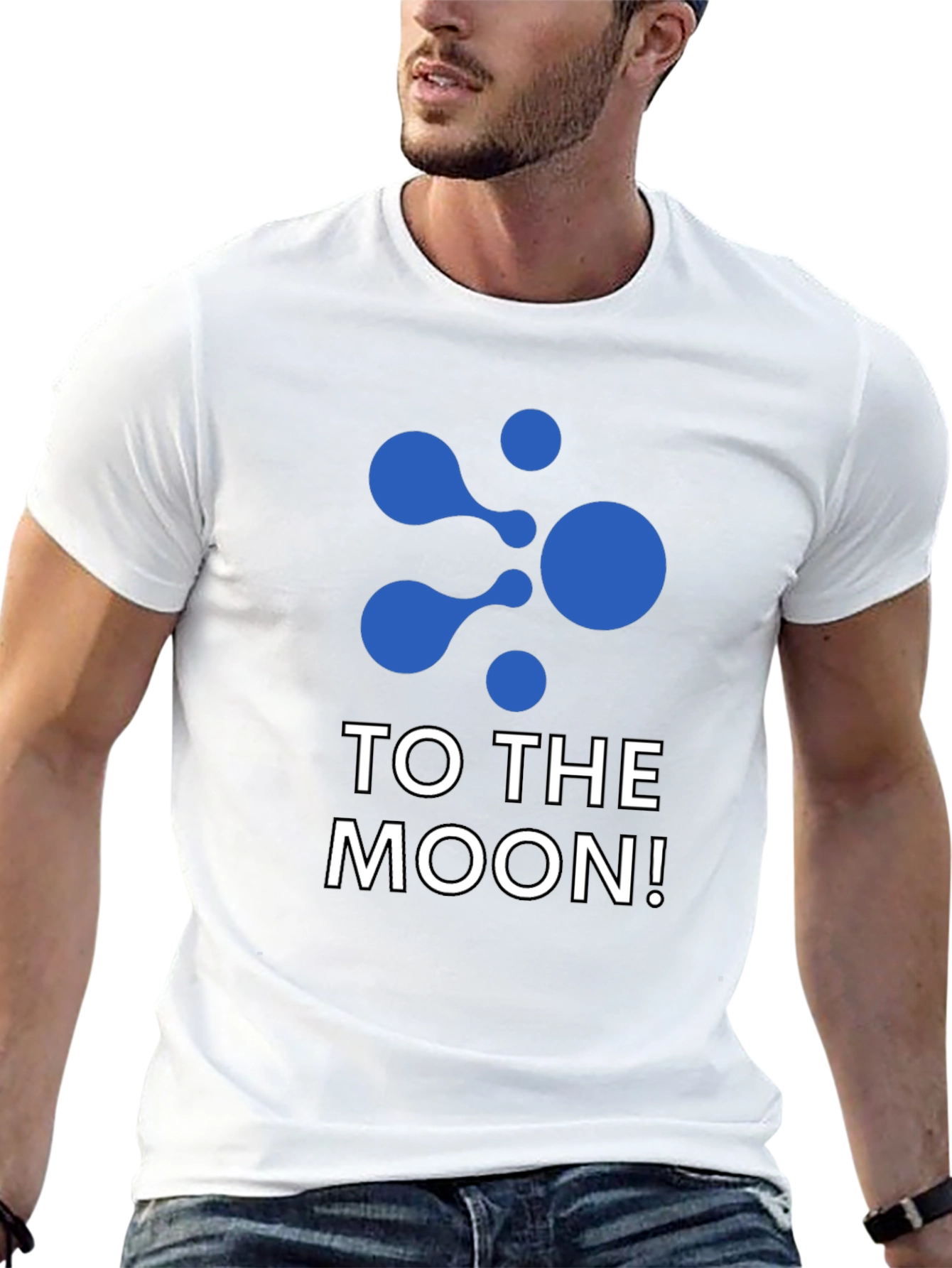 Black To The Moon Black T-Shirt view 13