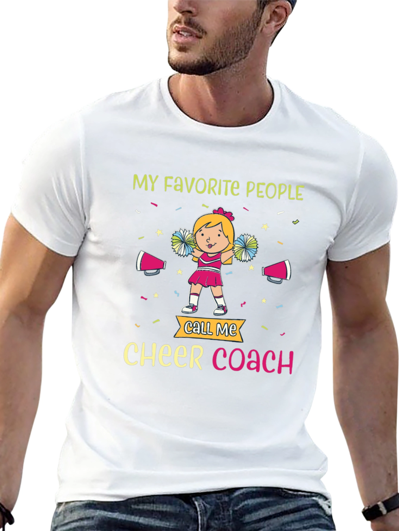 Black Cheer Coach T-Shirt - My Favorite People view 13