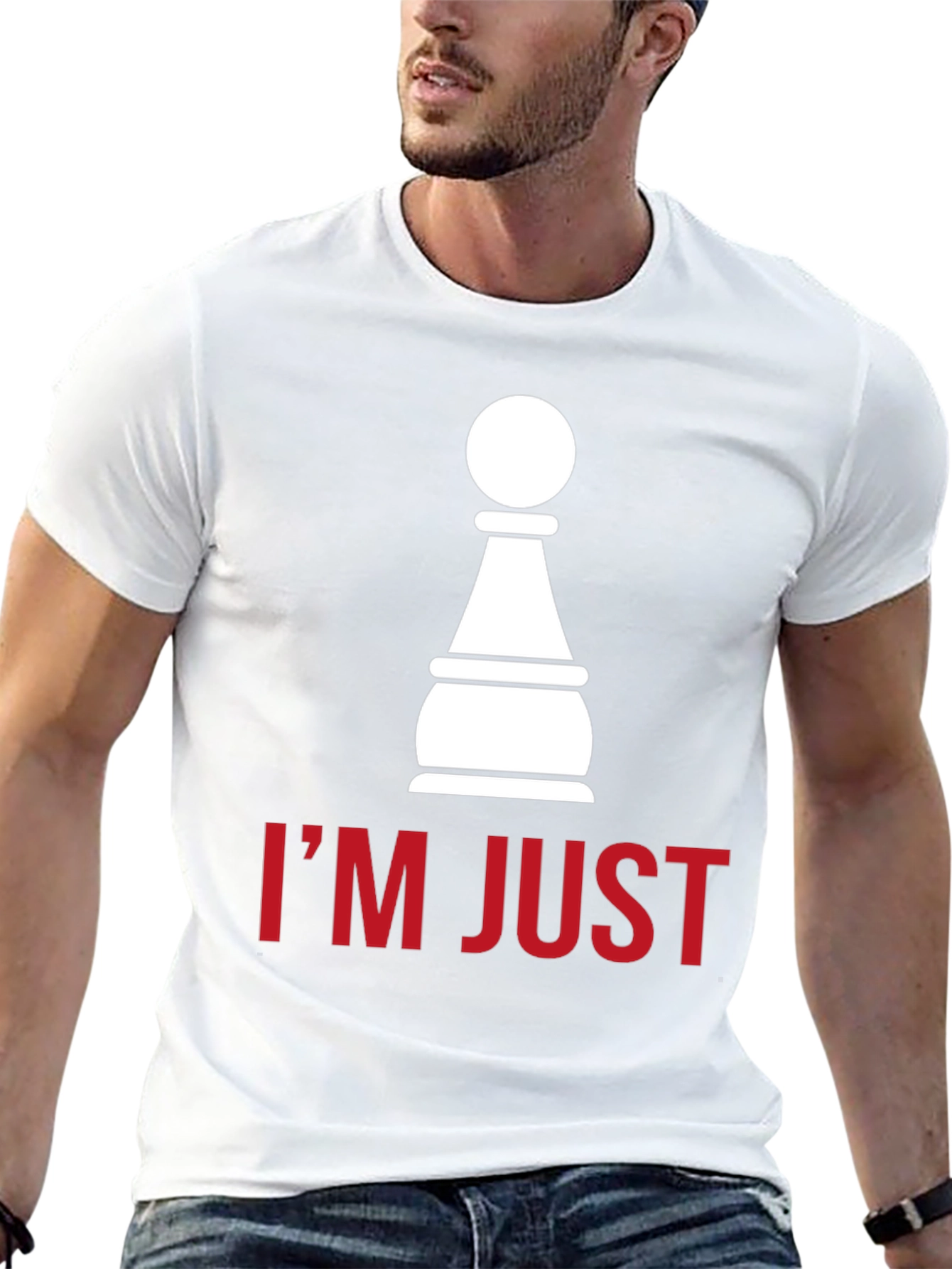 Black Chess Pawn T-Shirt - I'm Just a Pawn view 13