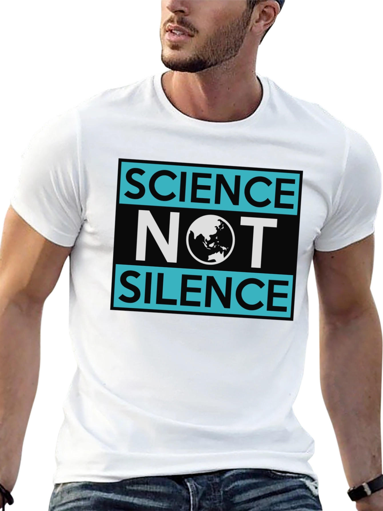 Black Science Not Silence Graphic Tee view 13