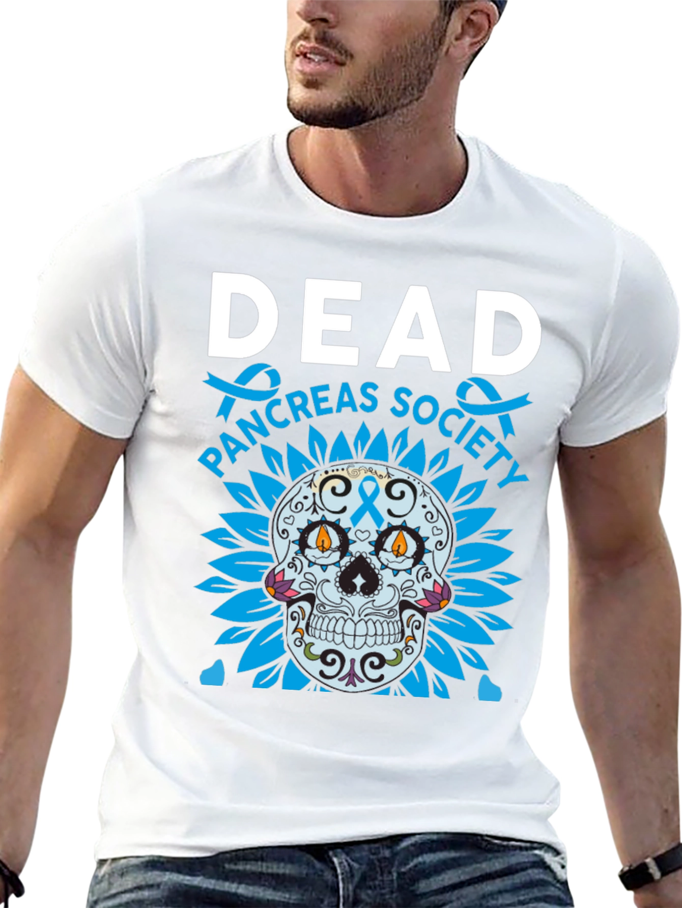 Black Dead Pancreas Society Graphic T-Shirt view 13
