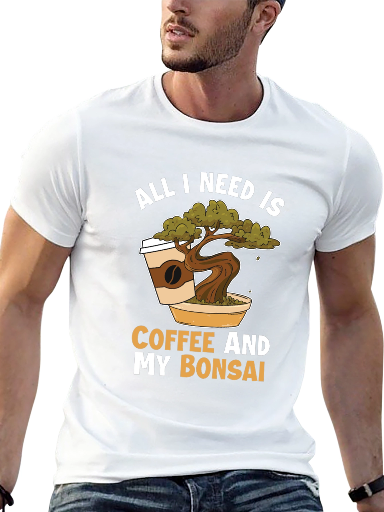 Black Coffee & Bonsai T-Shirt -  Relaxed Fit view 13