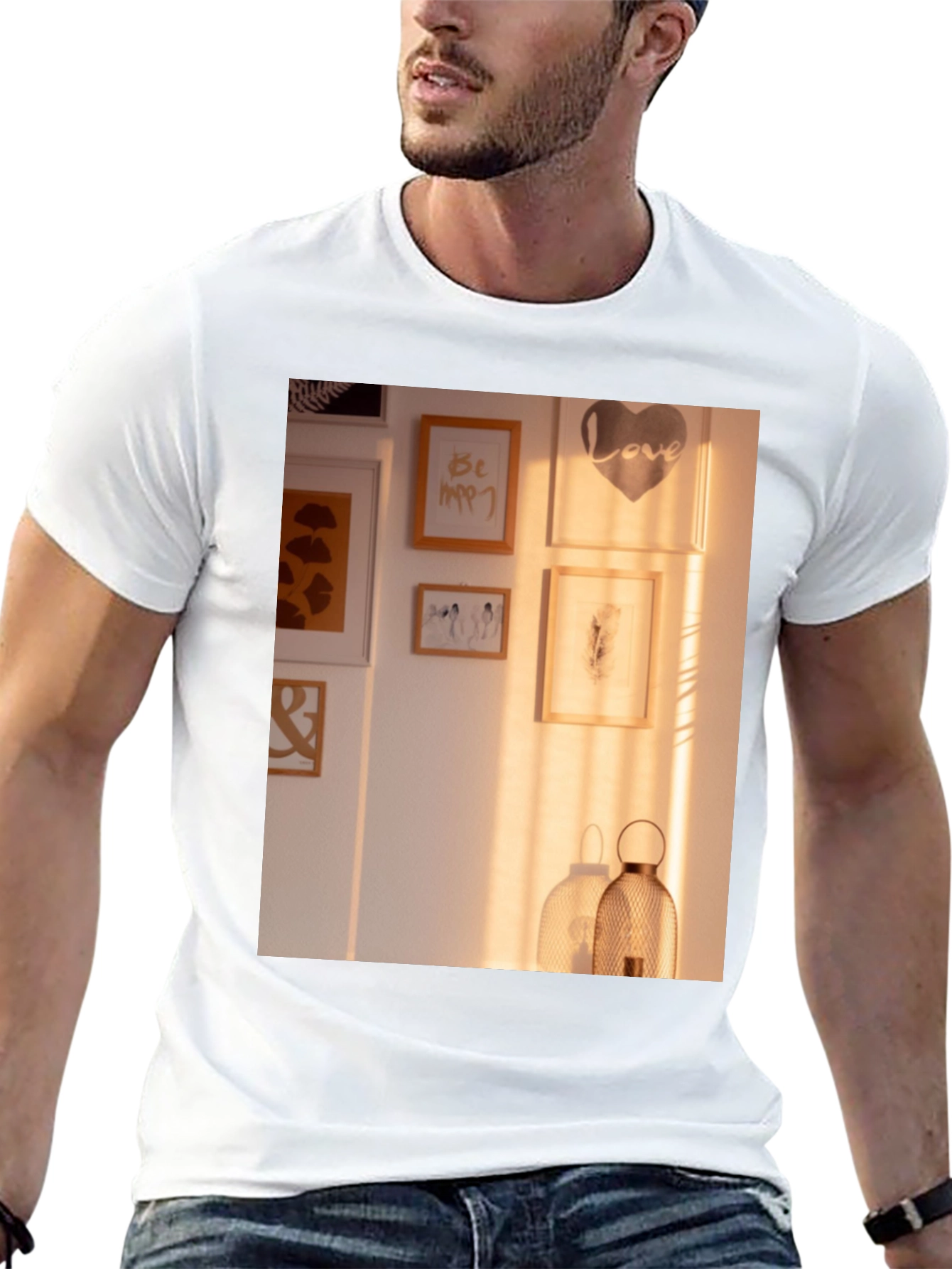 Black Art Gallery Black T-Shirt view 13