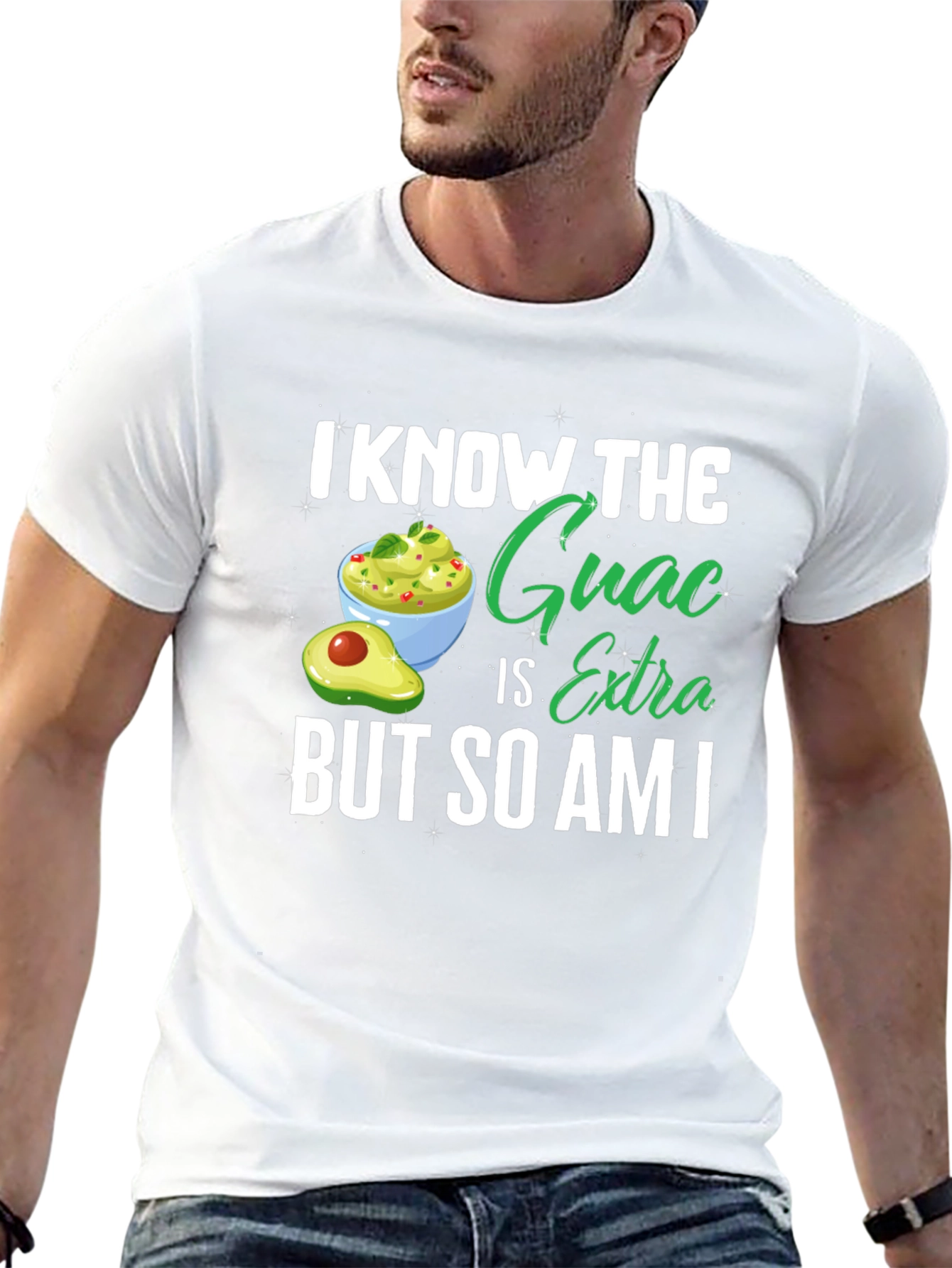Black Guac Is Extra Tee - Avocado Lover's Shirt view 13