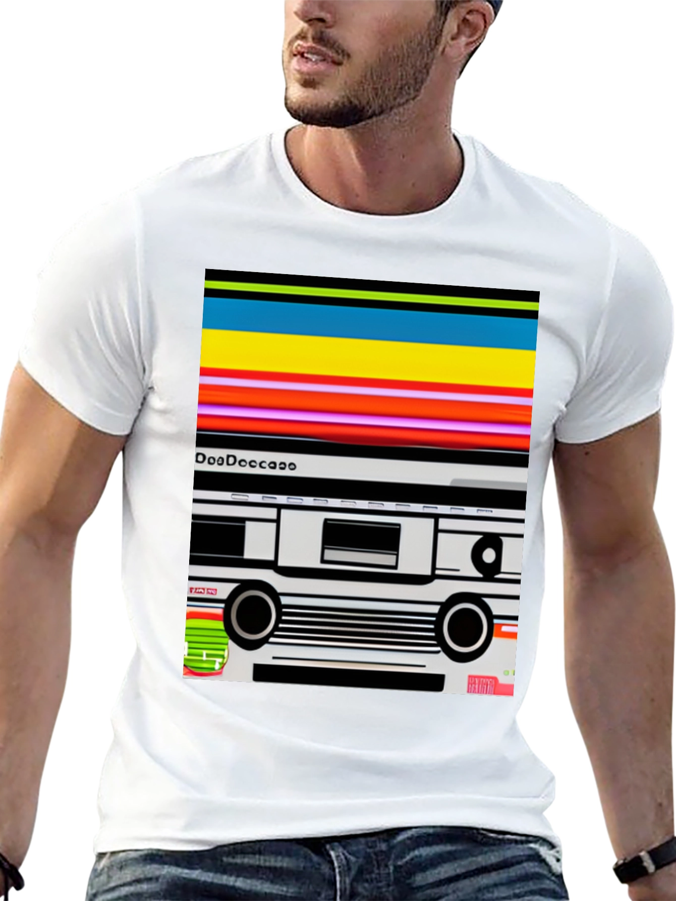 Black Retro Cassette Tape Graphic Tee - Black view 13