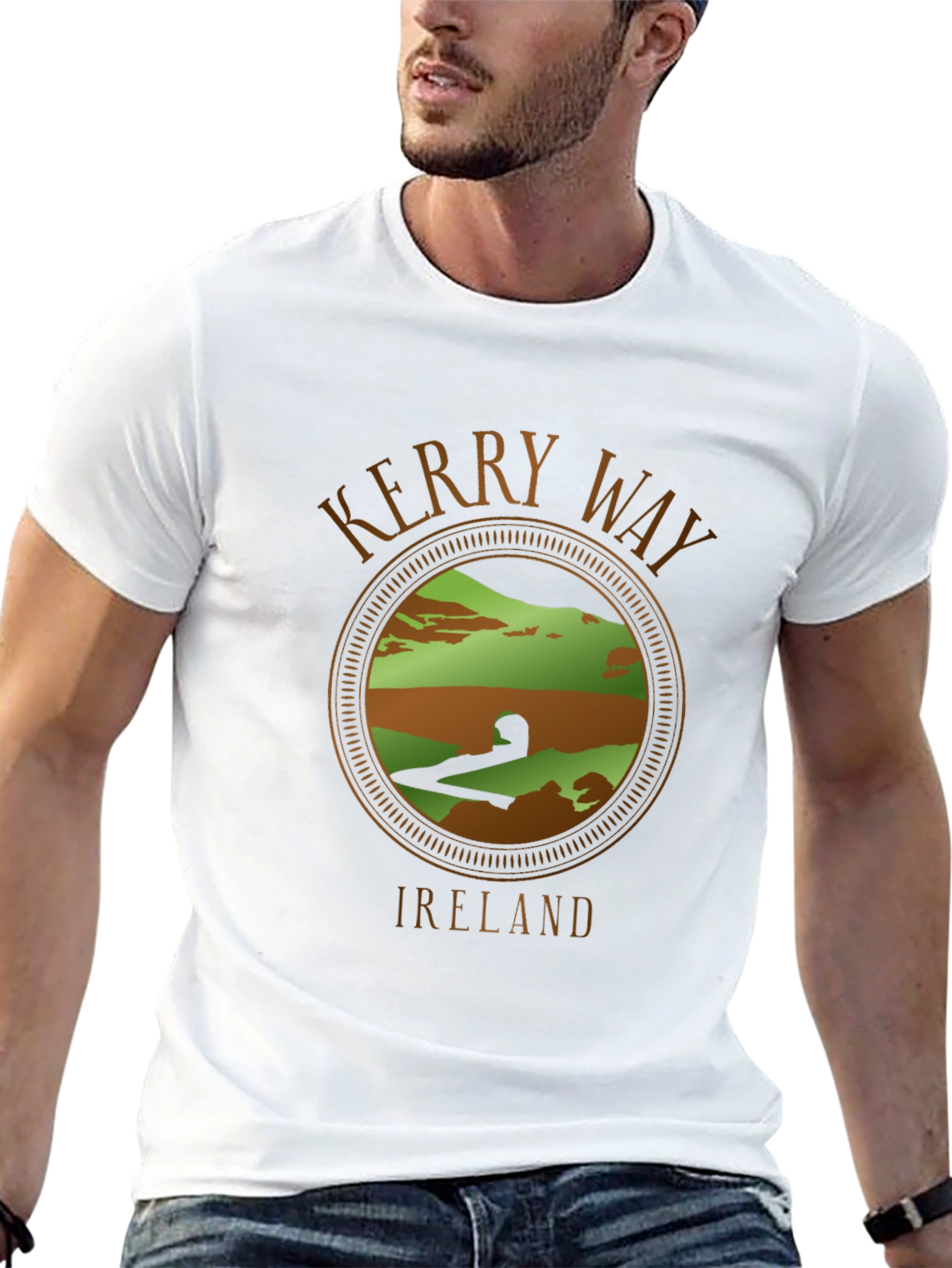 Black Kerry Way Ireland Graphic T-Shirt view 13
