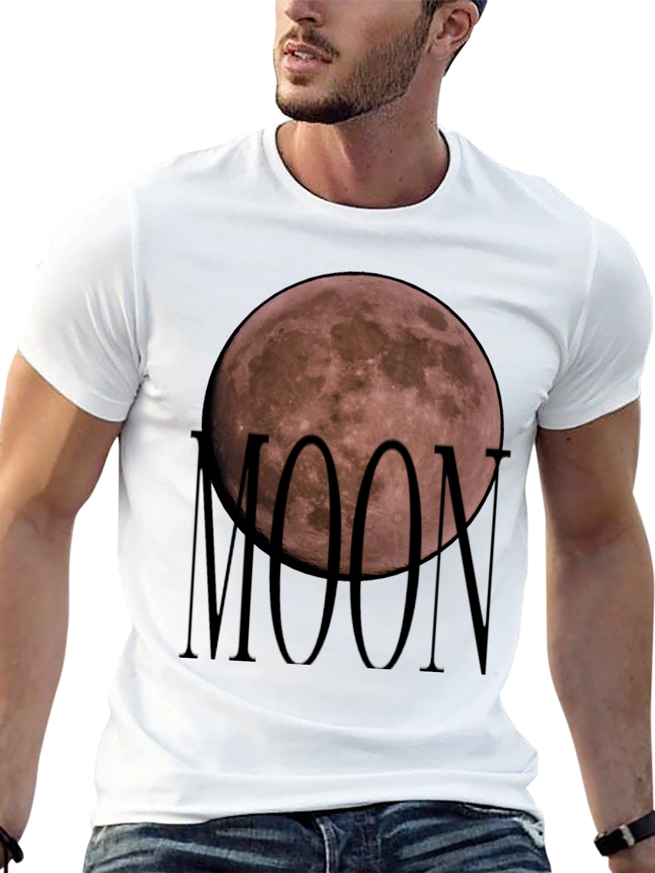Black Moon Graphic T-Shirt - Soft Cotton Blend view 13