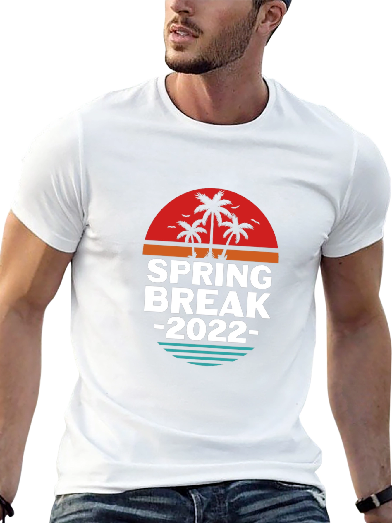 Black Spring Break 2022 Graphic T-Shirt view 13