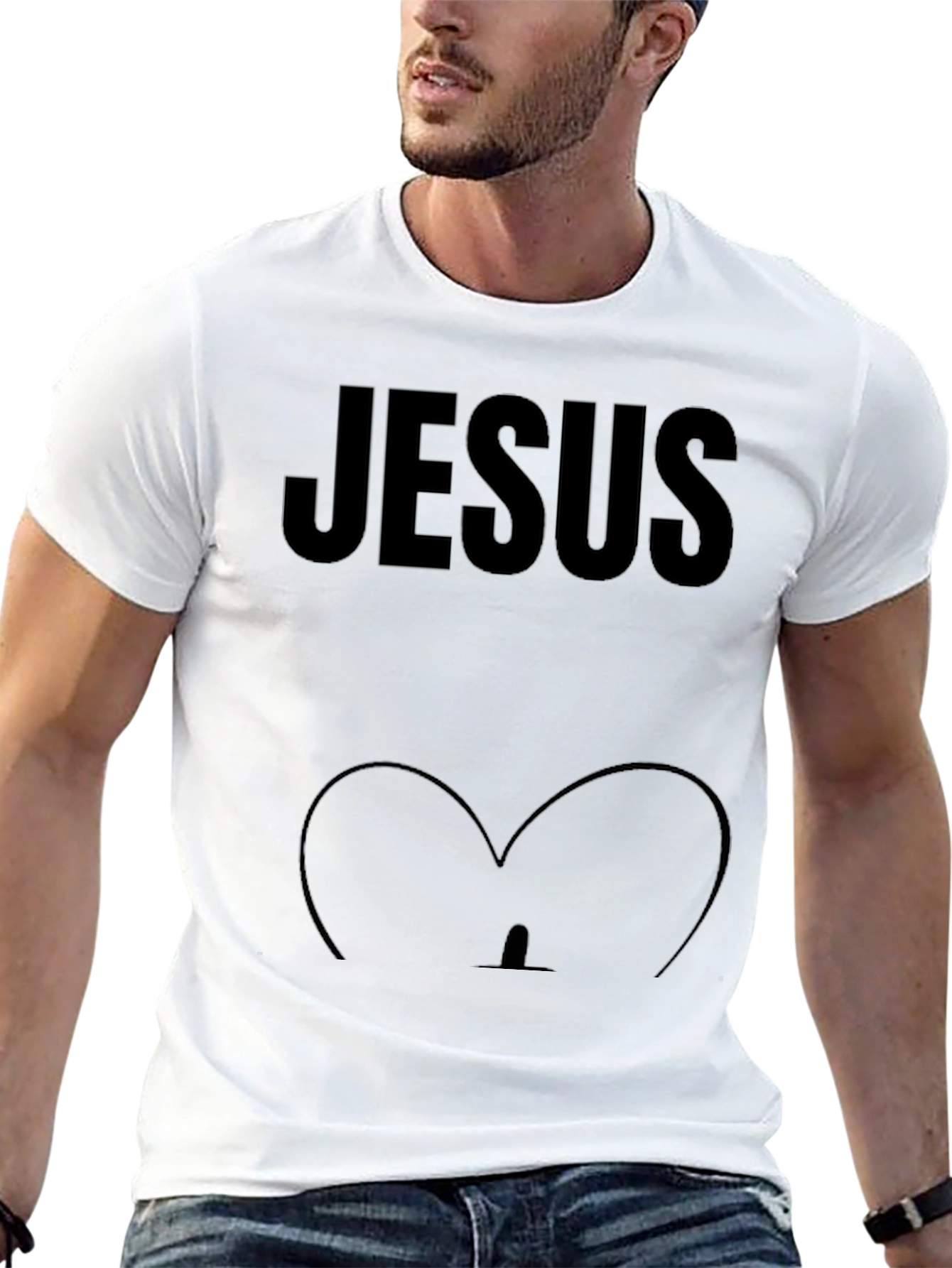 Black Jesus T-Shirt Funny Pregnancy Announcement Tee view 13