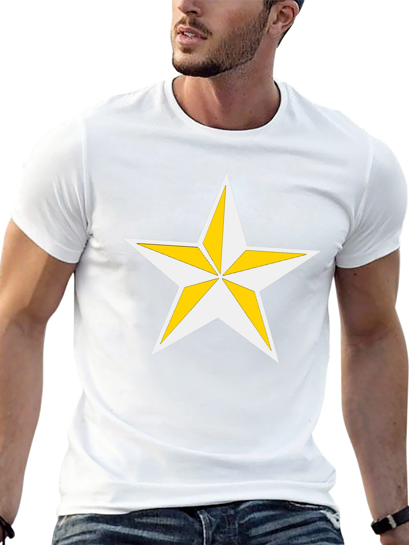 Black Star Graphic Black T-Shirt view 13
