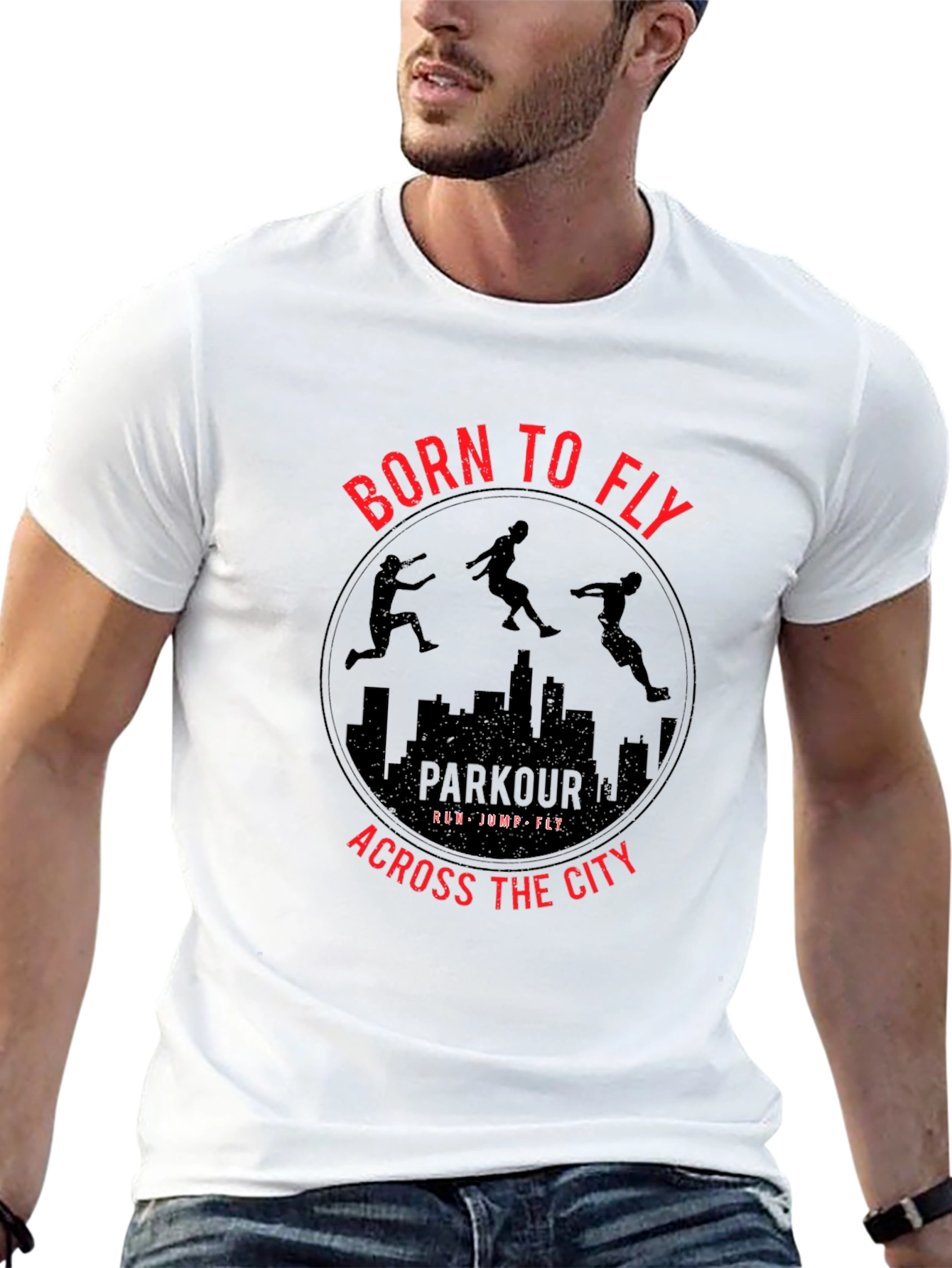 Born To Fly Parkour T-Shirt - City Edition - 13