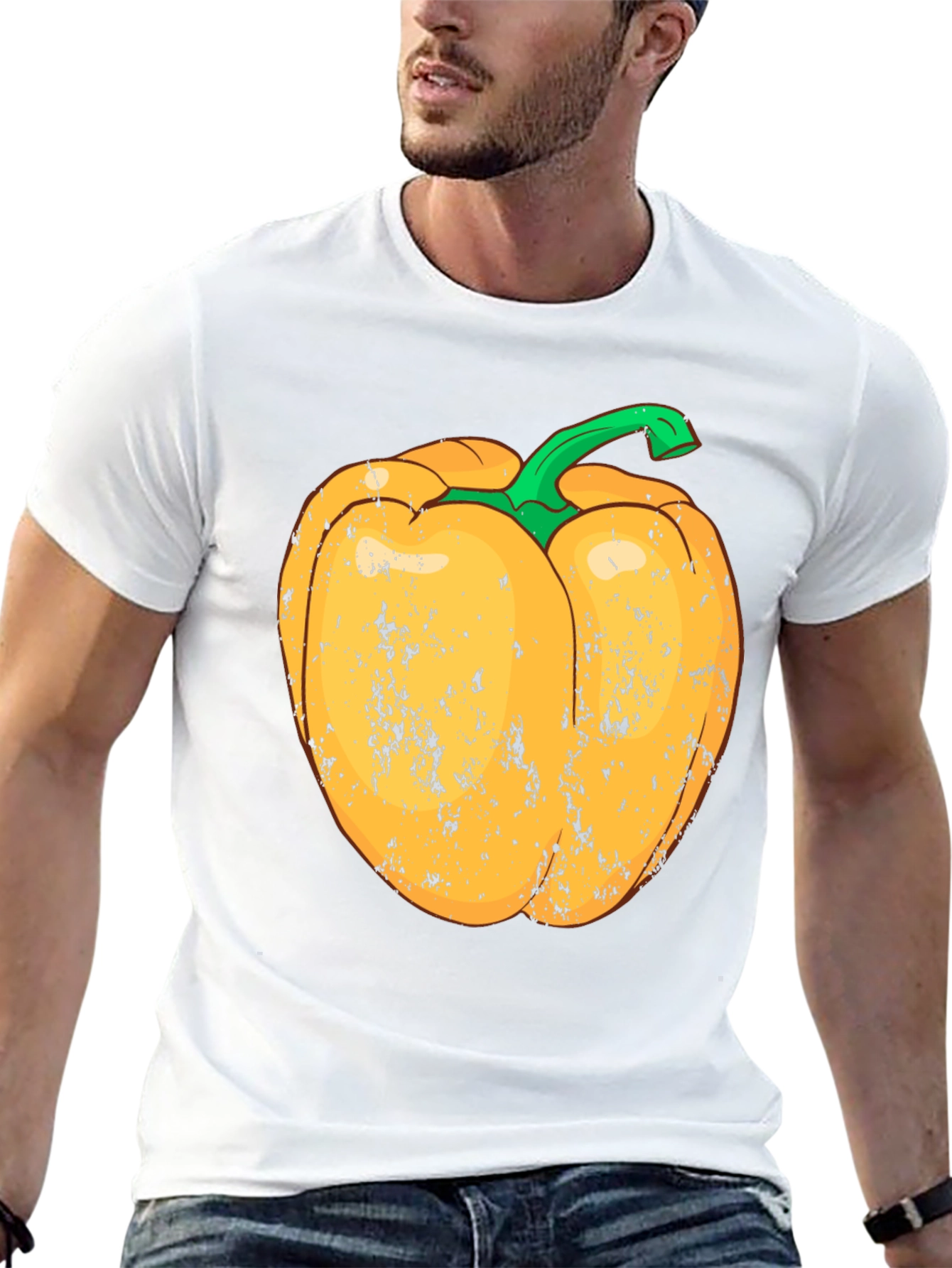 Yellow Pepper Graphic Tee - Quirky & Fun! - 13