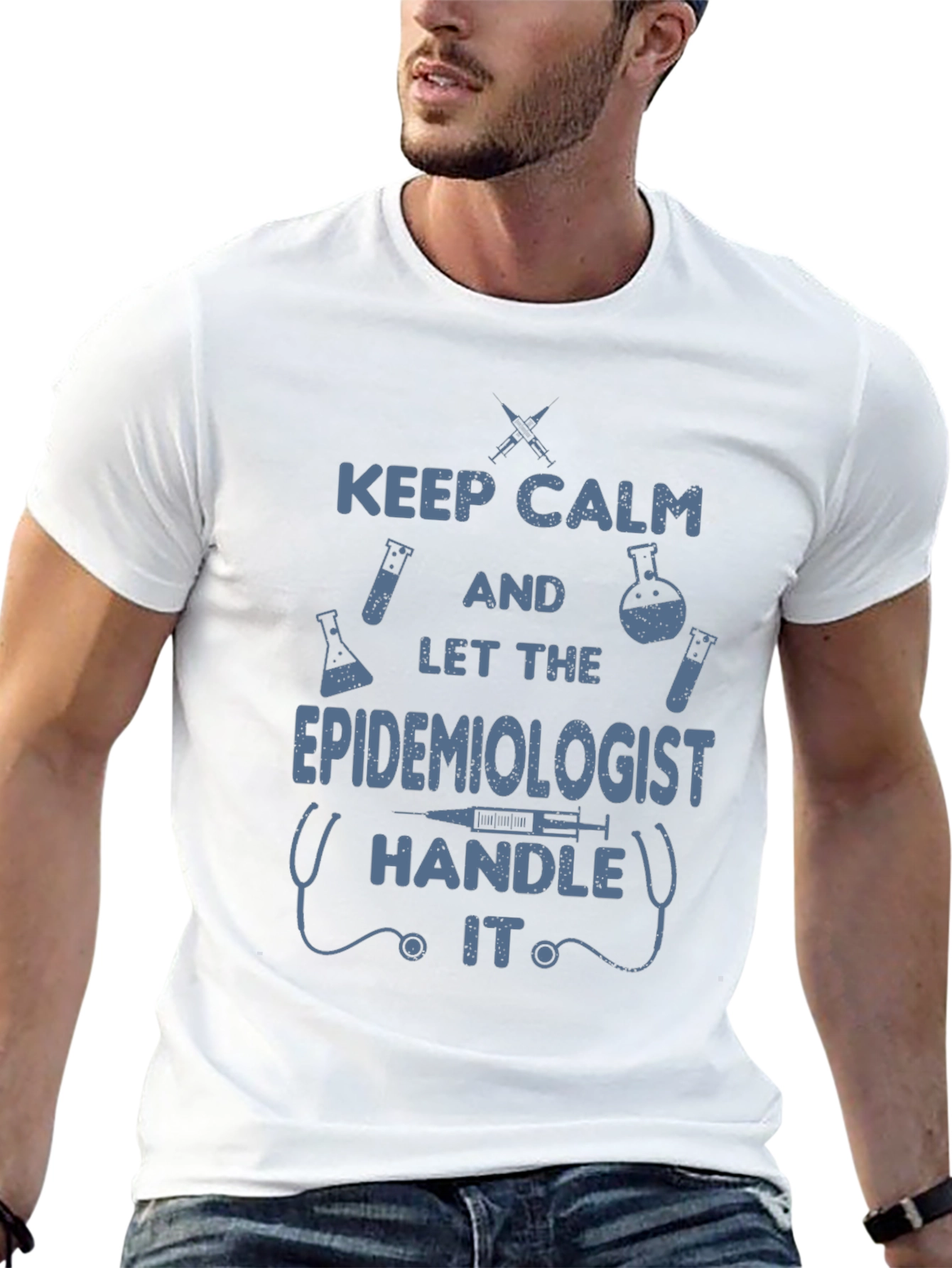 Black Epidemiologist T-Shirt - Keep Calm and Handle It view 13