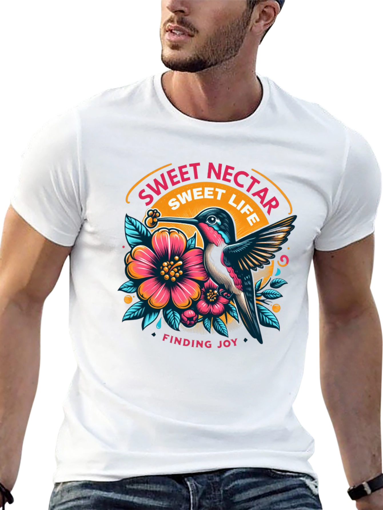 Black Sweet Nectar Life Graphic Tee - Finding Joy view 13