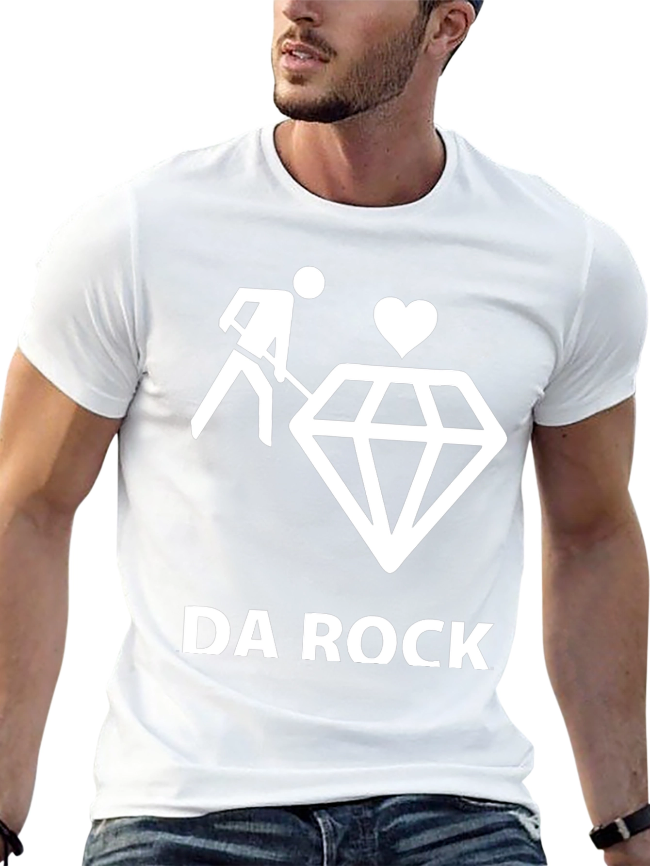 Black Da Rock Diamond T-Shirt - Black view 13