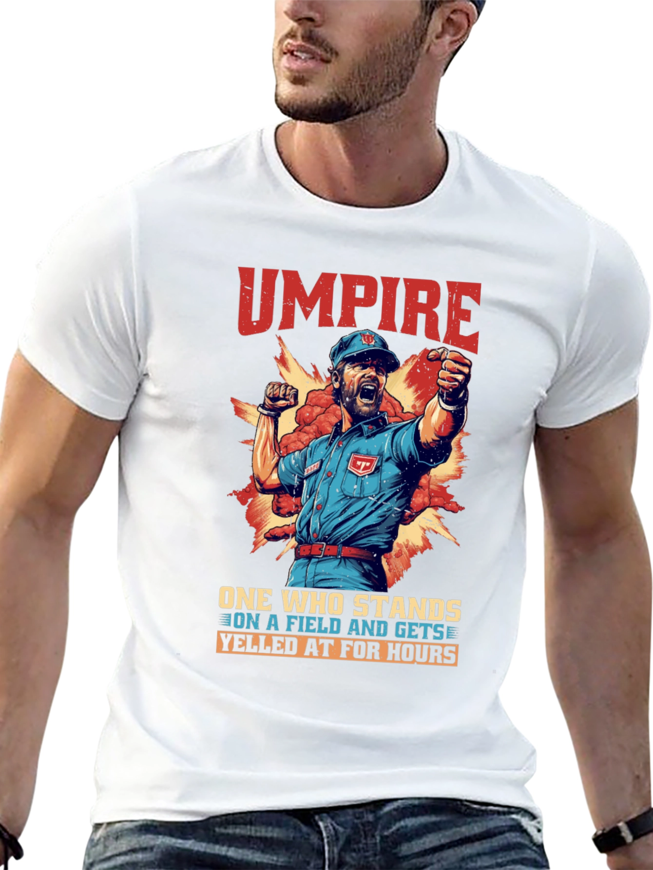 Black Umpire Yelled At For Hours Graphic Tee view 13