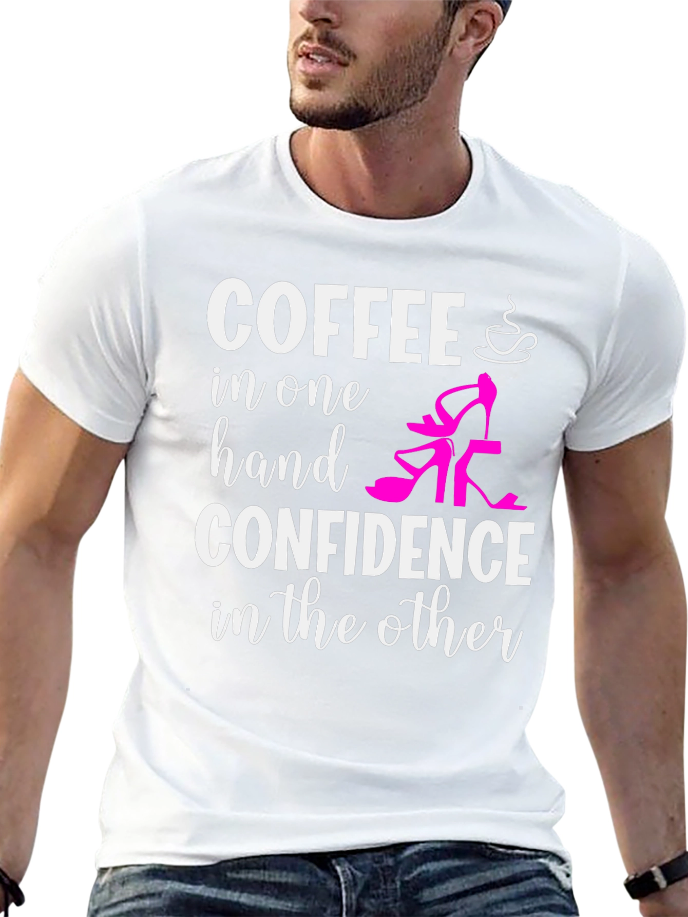 Black Coffee & Confidence T-Shirt view 13