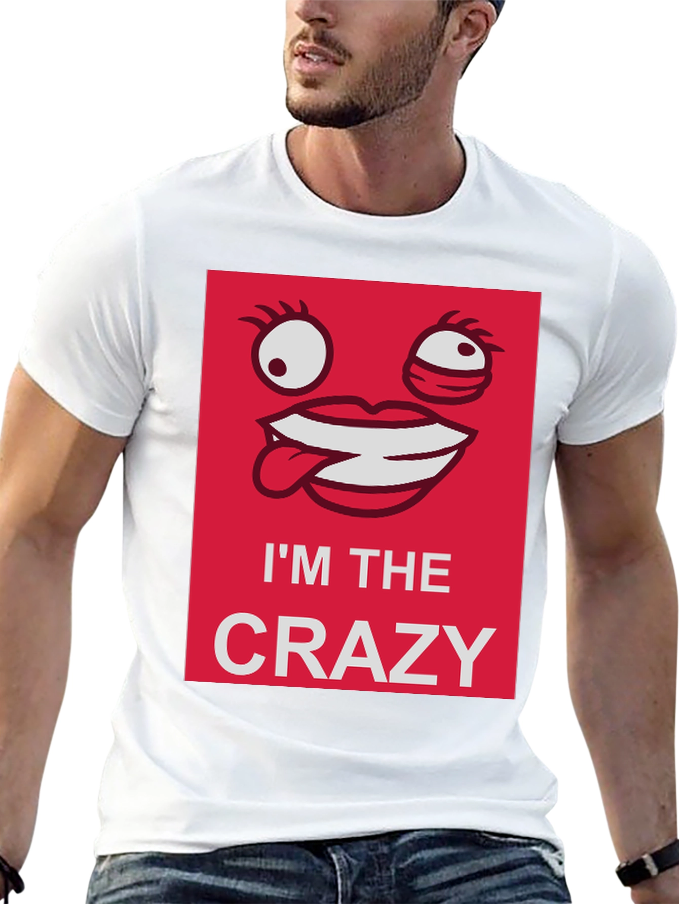 Black I'm The Crazy Graphic T-Shirt - Black view 13