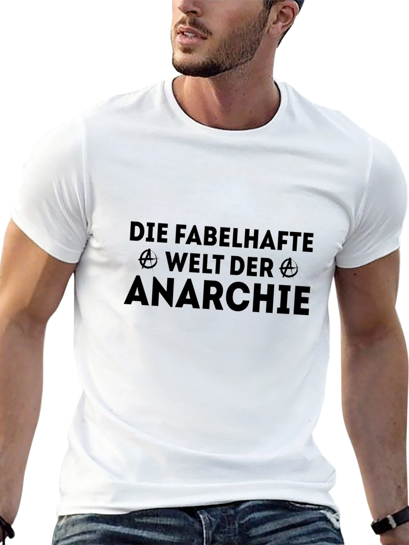 Black Die Fabelhafte Welt Der Anarchie T-Shirt view 13