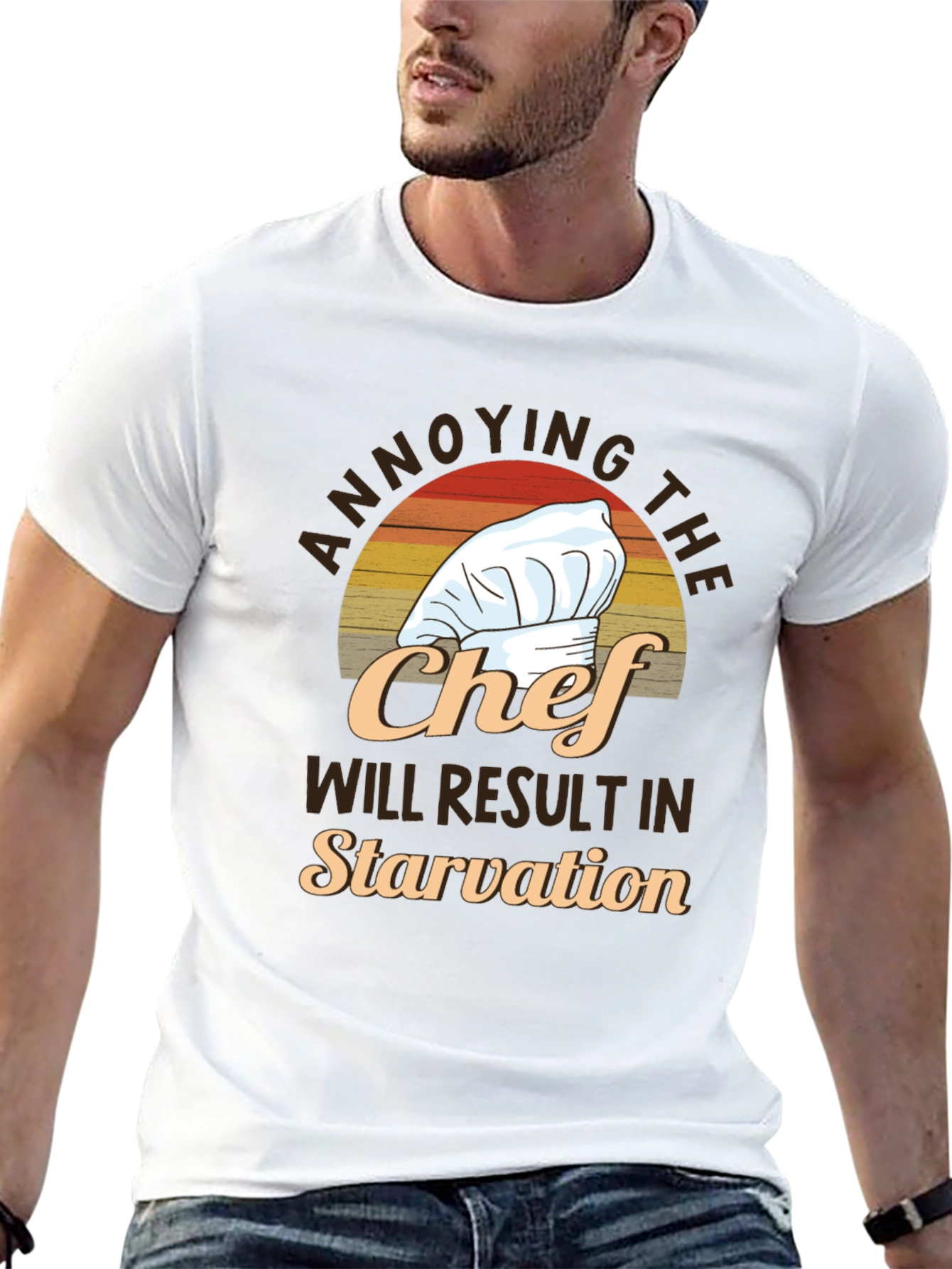 Black Annoying the Chef T-Shirt - Funny Culinary Gift view 13