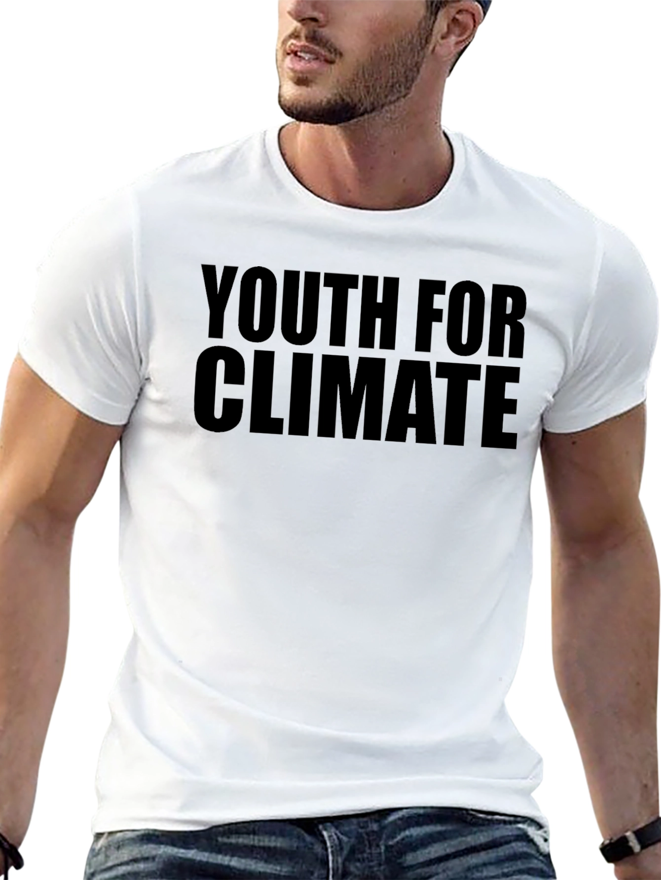 Youth for Climate Black T-Shirt - Eco-Friendly Activism - 13