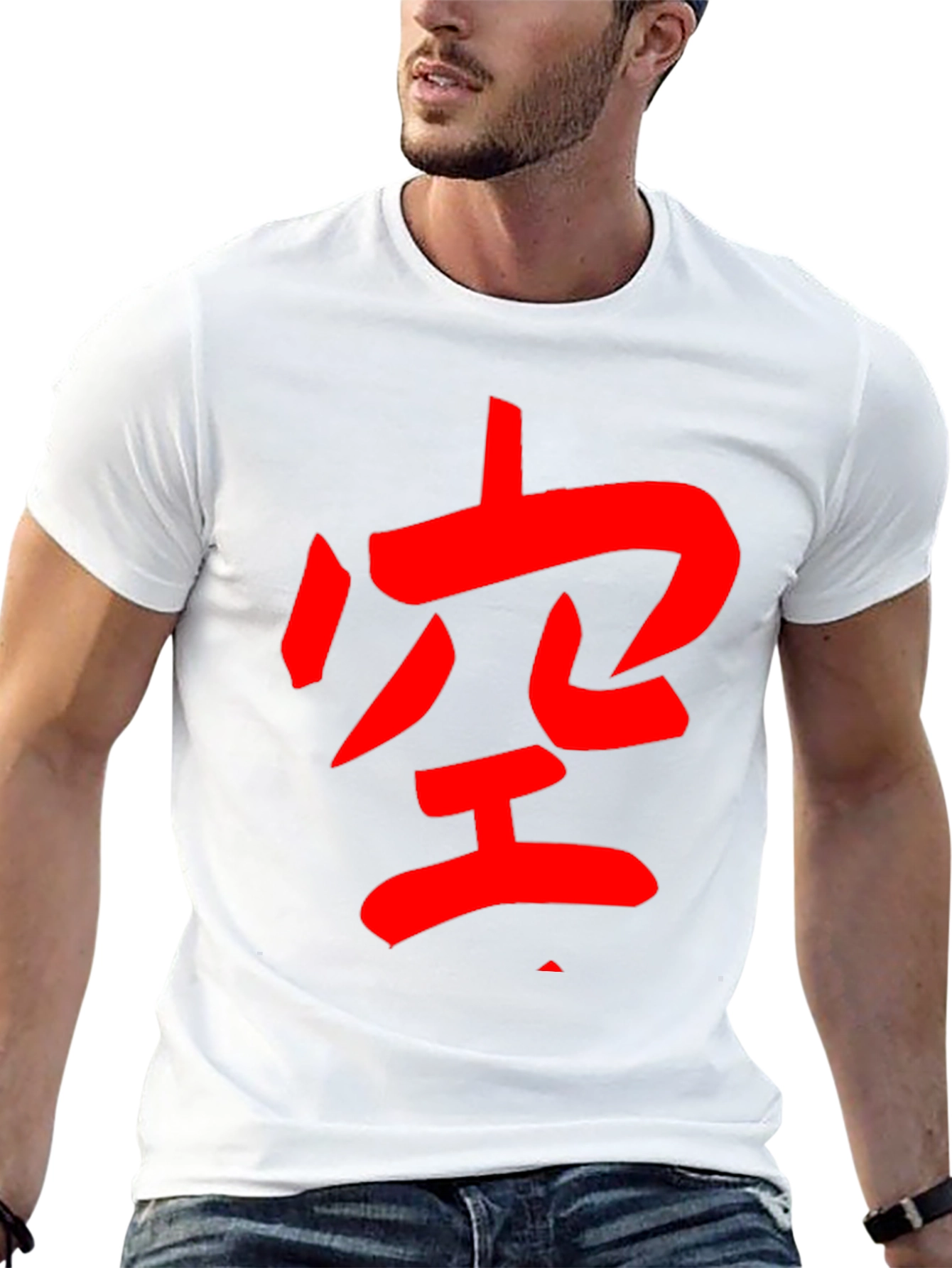 Black Red Symbol Black Tee Shirt view 13