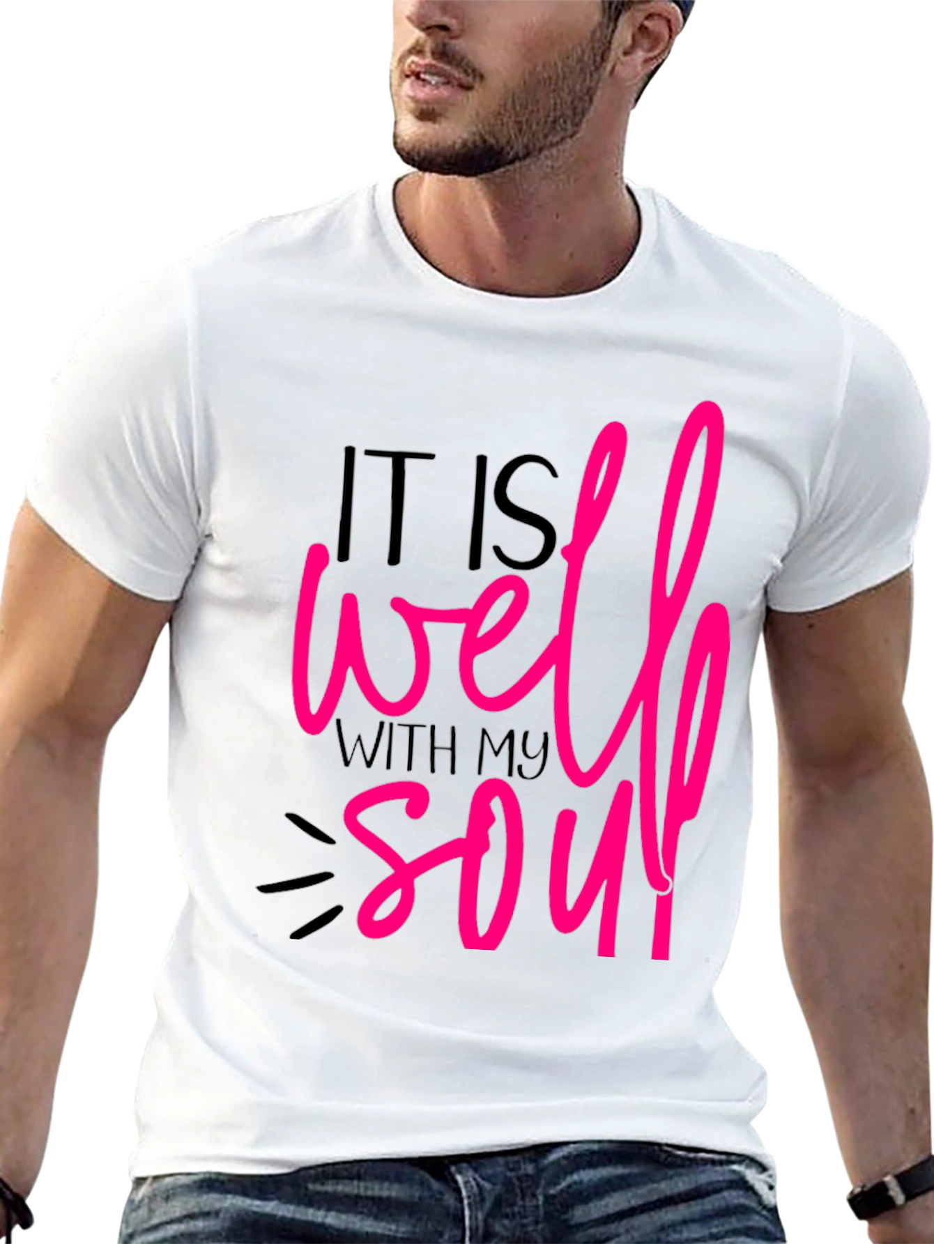 Black Well With My Soul Graphic Tee view 13