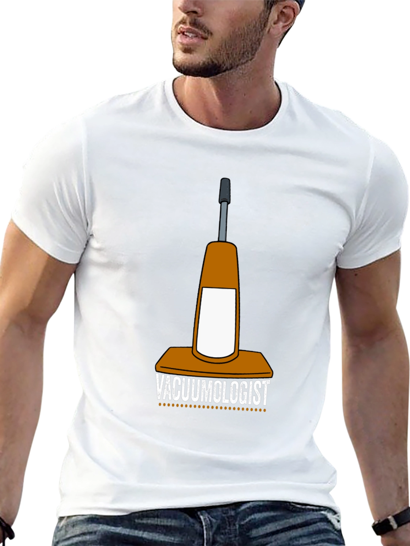 Black Vacuumologist T-Shirt - Cleaning Humor Tee view 13