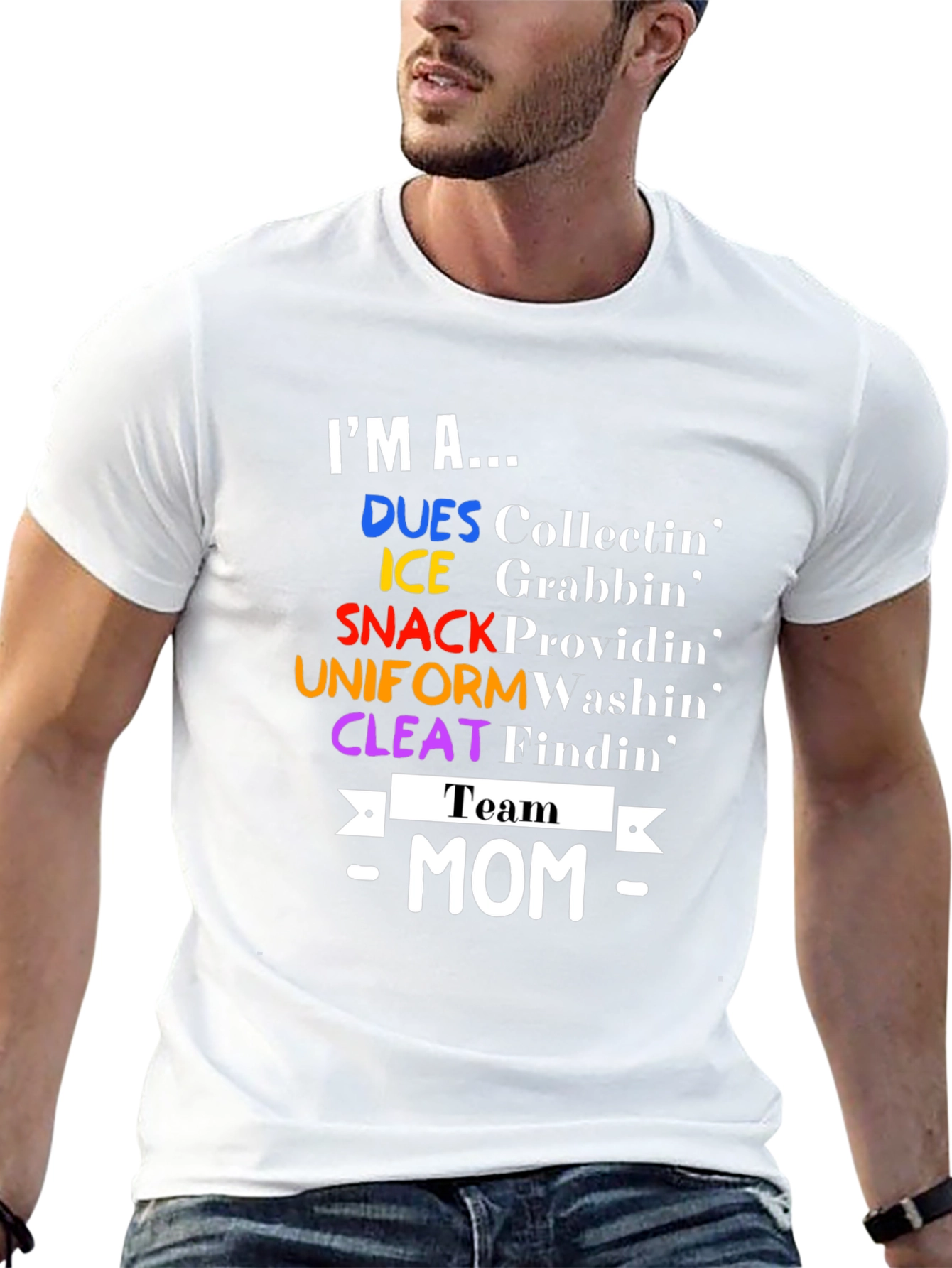 Team Mom T-Shirt - Sports Mom Apparel - 13