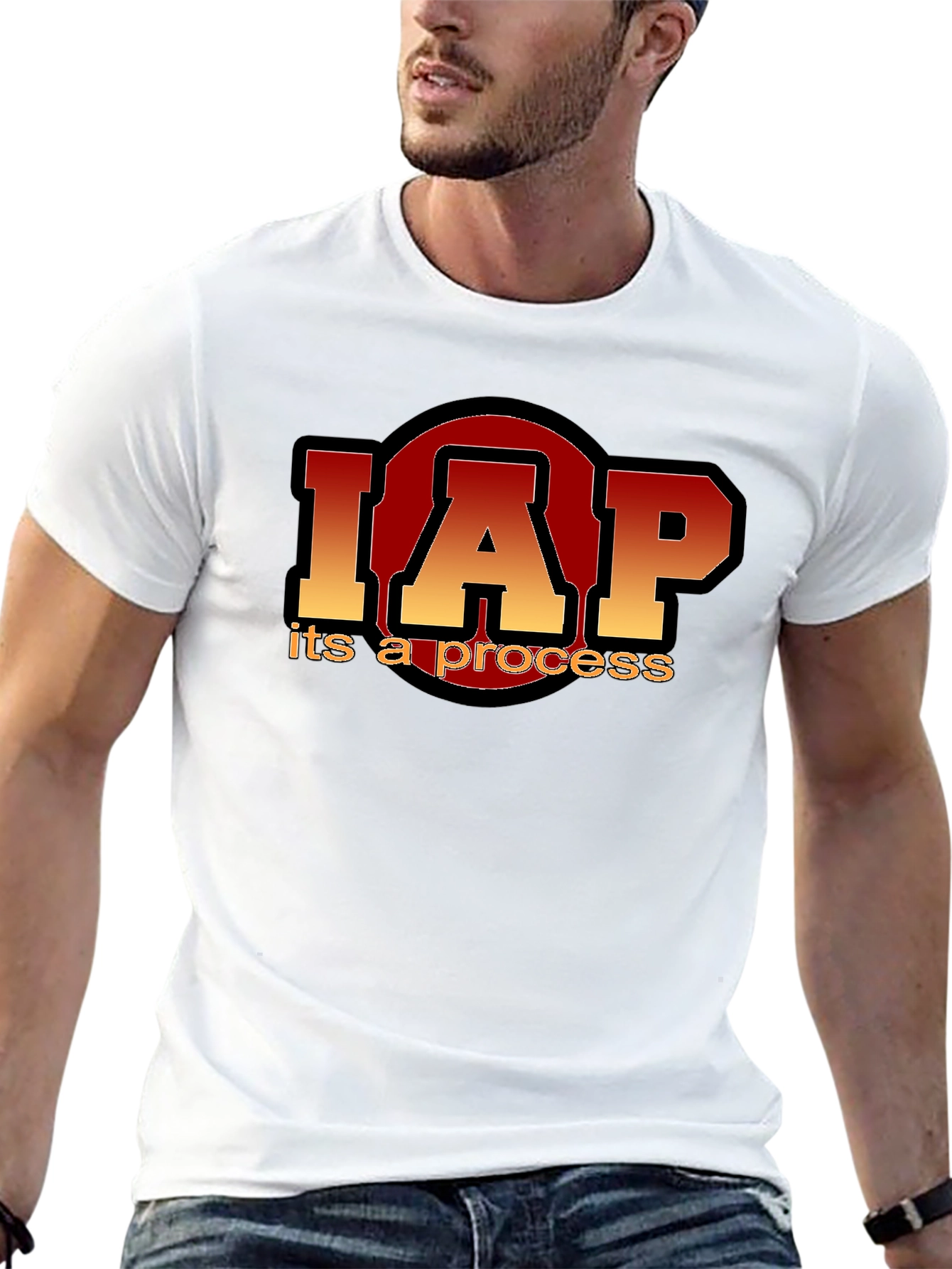 Black IAP It's A Process Graphic Tee view 13