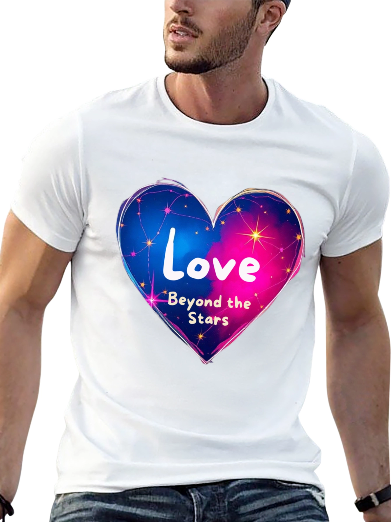 Black Love Beyond the Stars Graphic Tee view 13