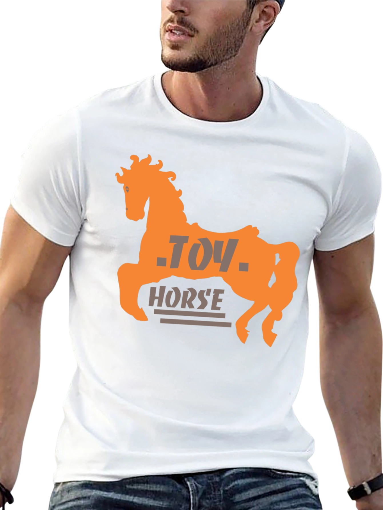 Black Toy Horse Graphic Tee - Stylish Unisex T-Shirt view 13