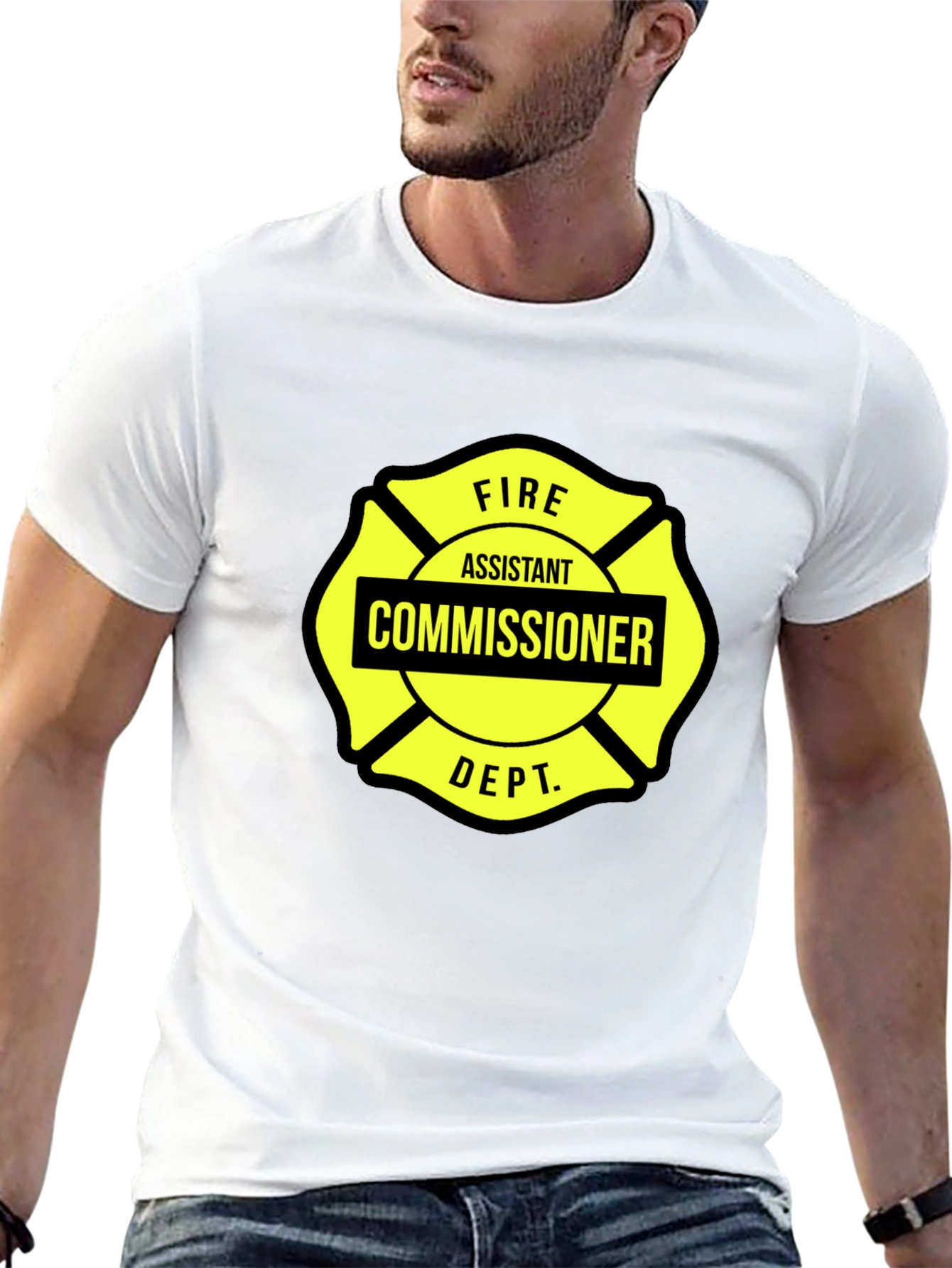 Black Fire Assistant Commissioner T-Shirt - Black view 13