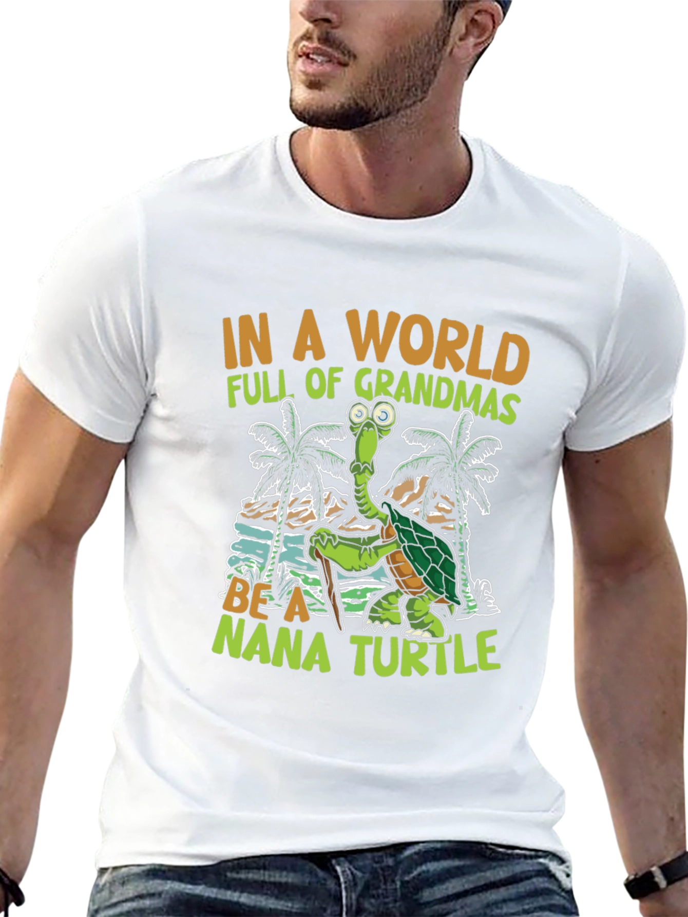Black Nana Turtle T-Shirt view 13