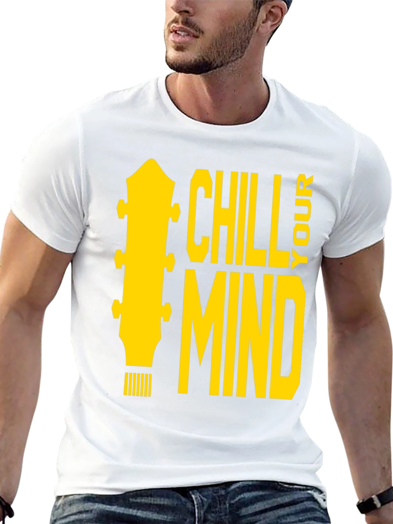 Black Chill Your Mind Graphic Tee - Black view 13